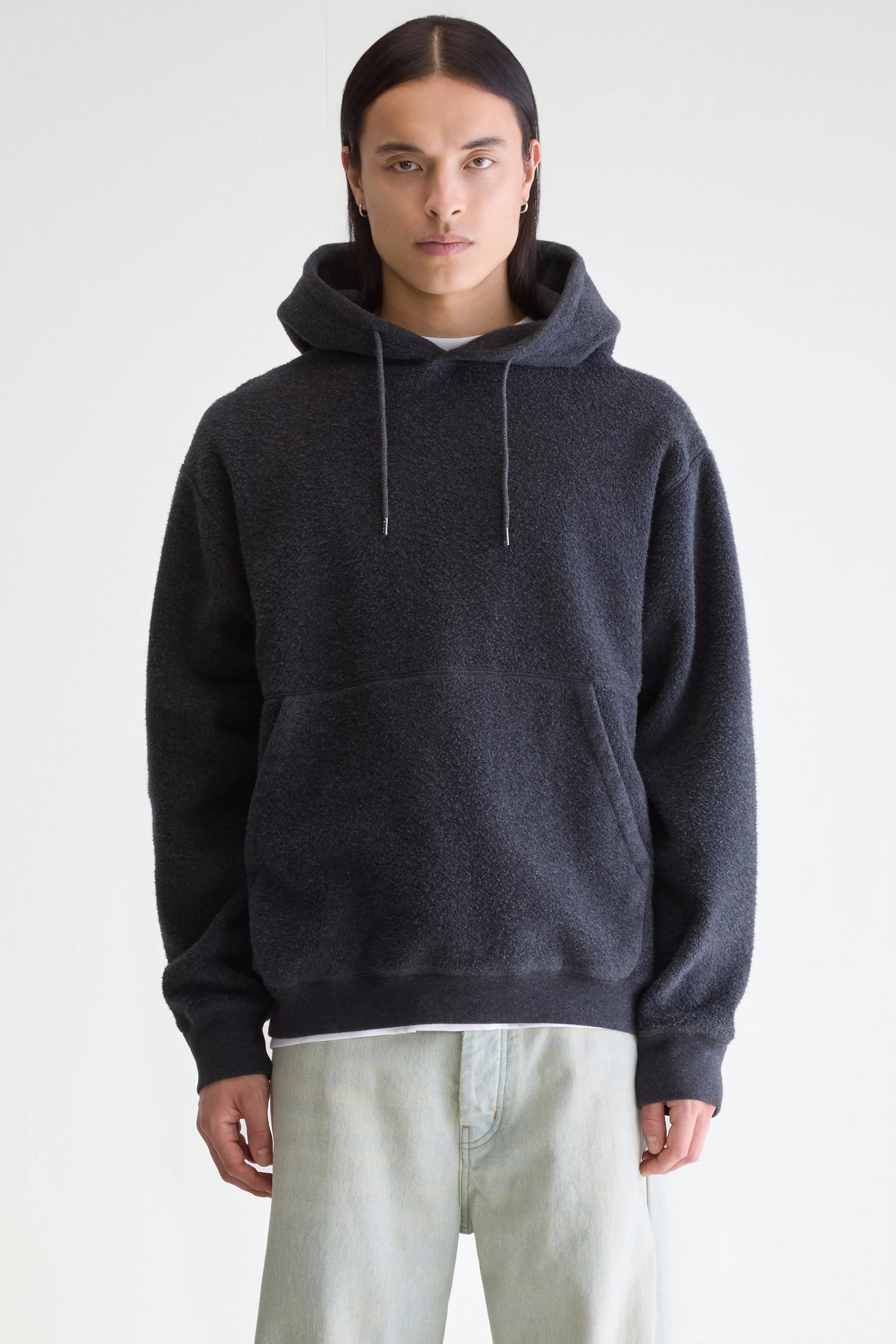 Mattis Relaxed Hoodie - Anthracite For Men | Bellerose