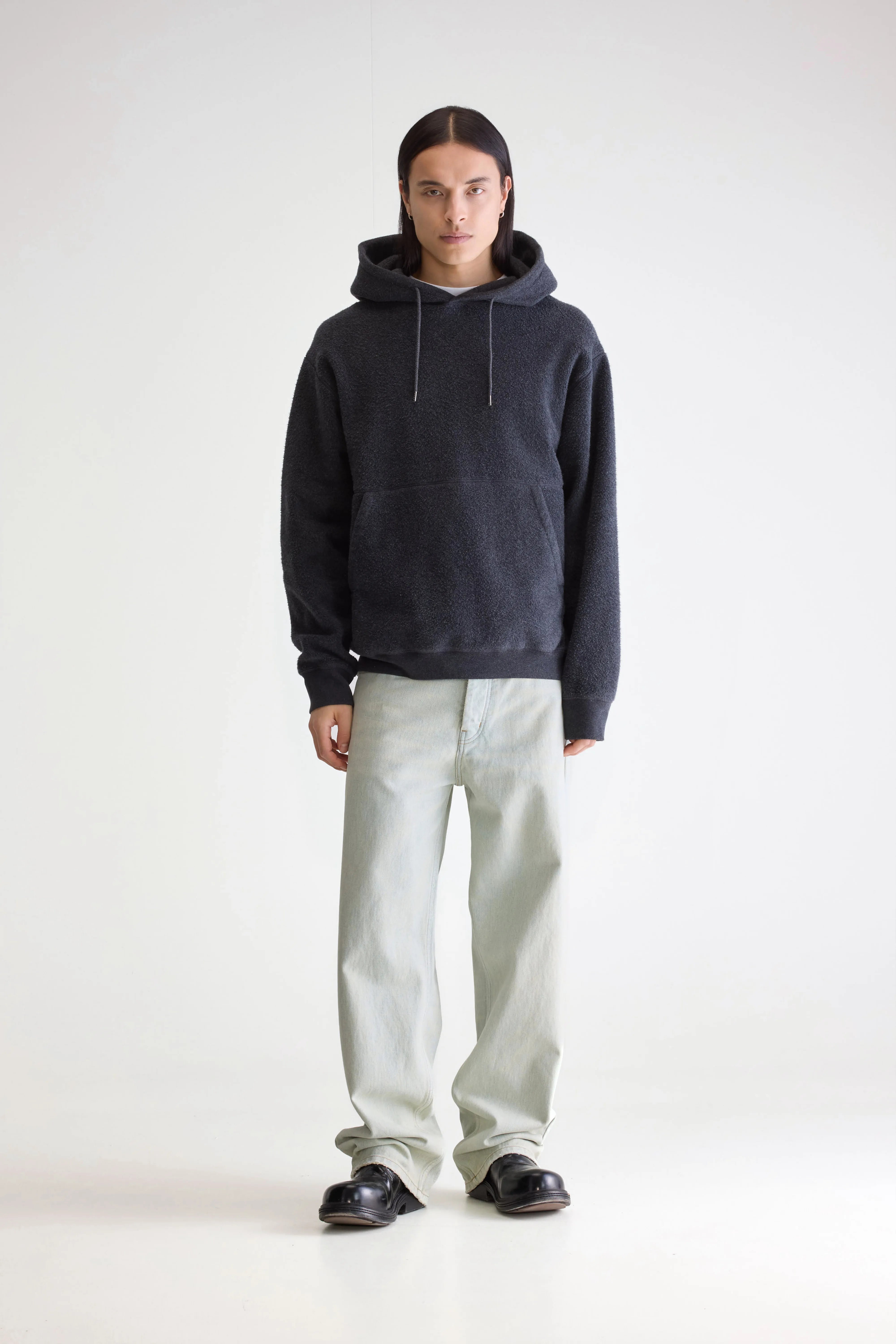 Mattis Relaxed Hoodie - Anthracite For Men | Bellerose
