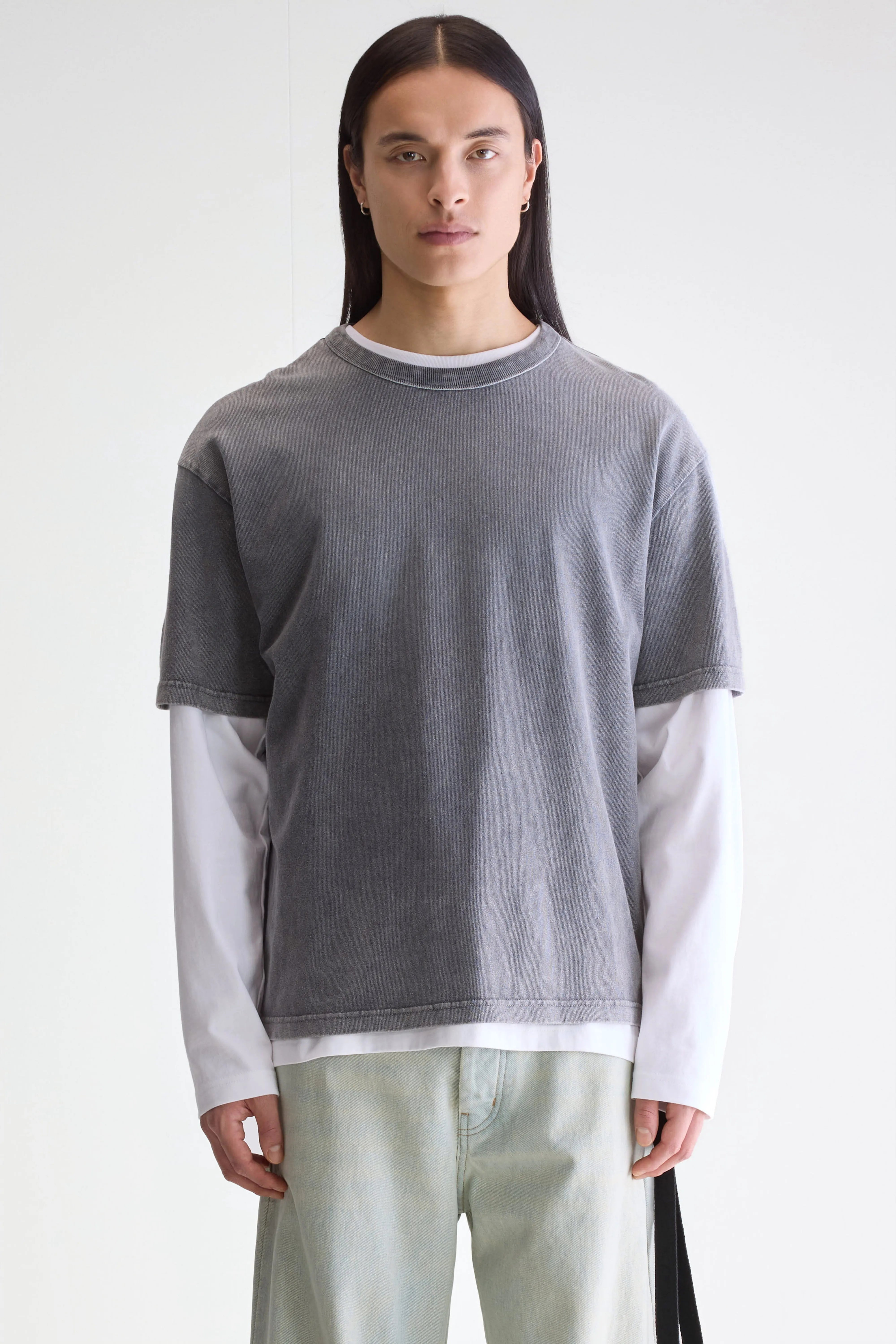 Vouch Short-sleeve T-shirt - Black blue For Men | Bellerose