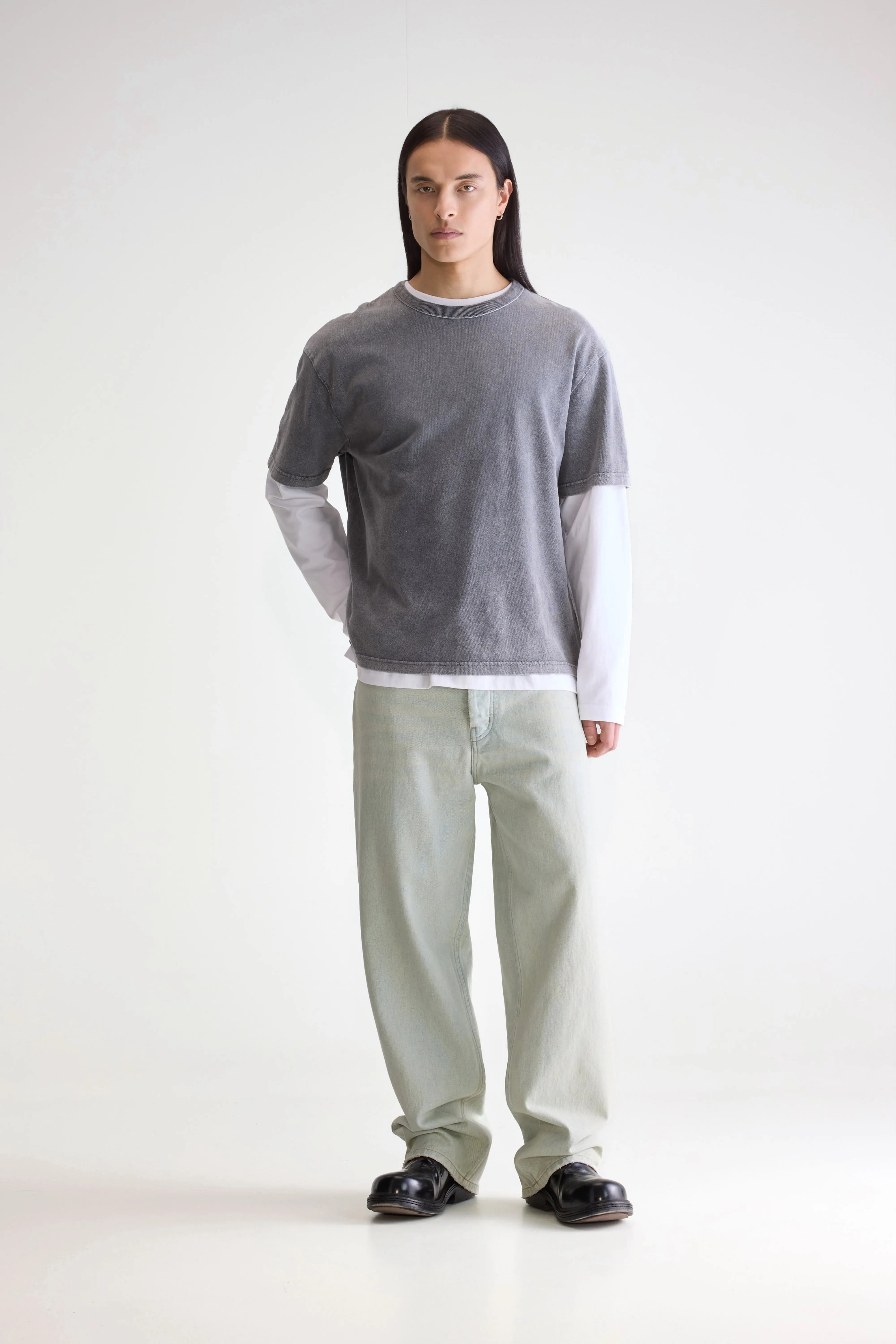 Vouch Short-sleeve T-shirt - Black blue For Men | Bellerose