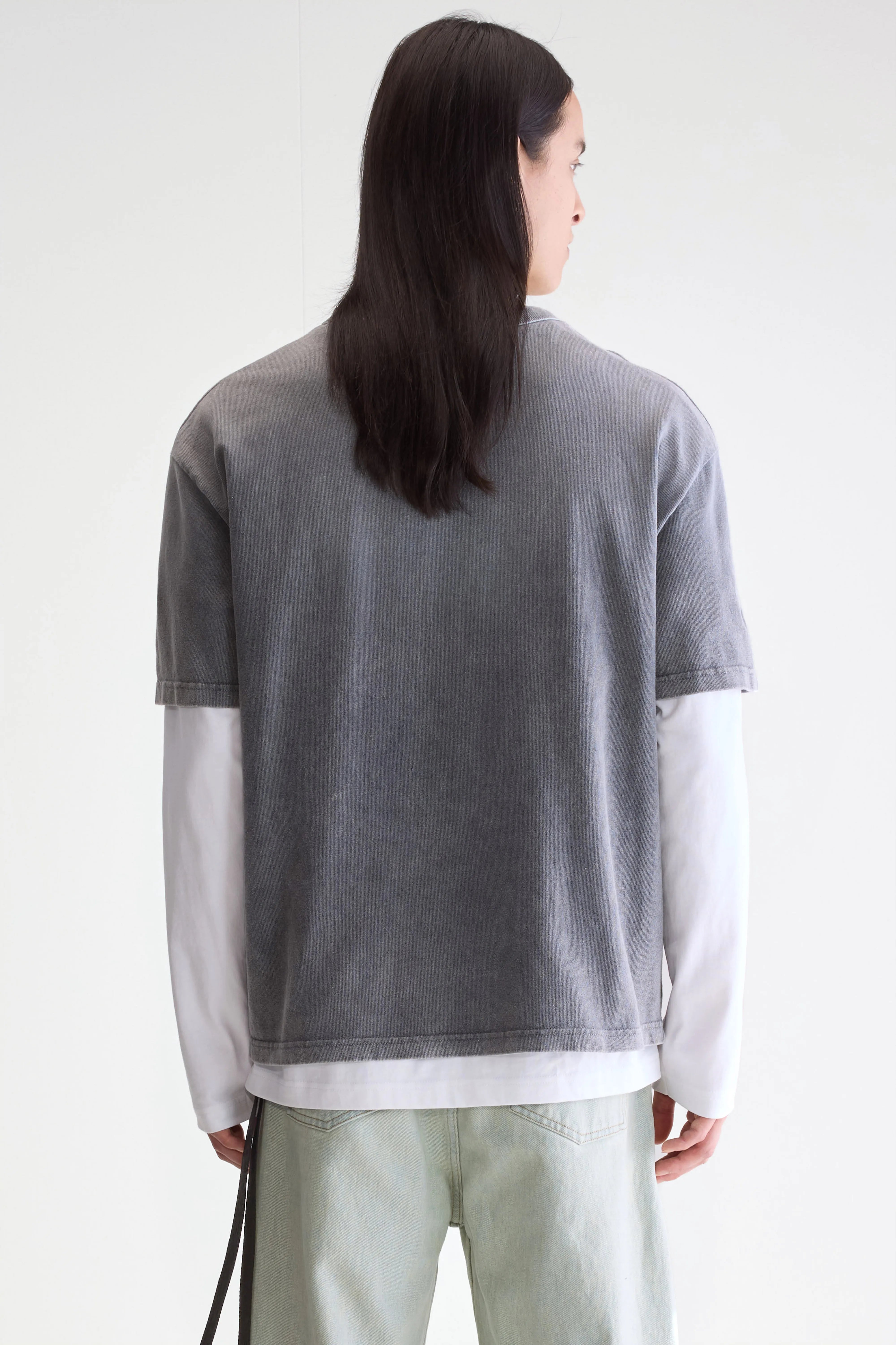 Vouch Short-sleeve T-shirt - Black blue For Men | Bellerose