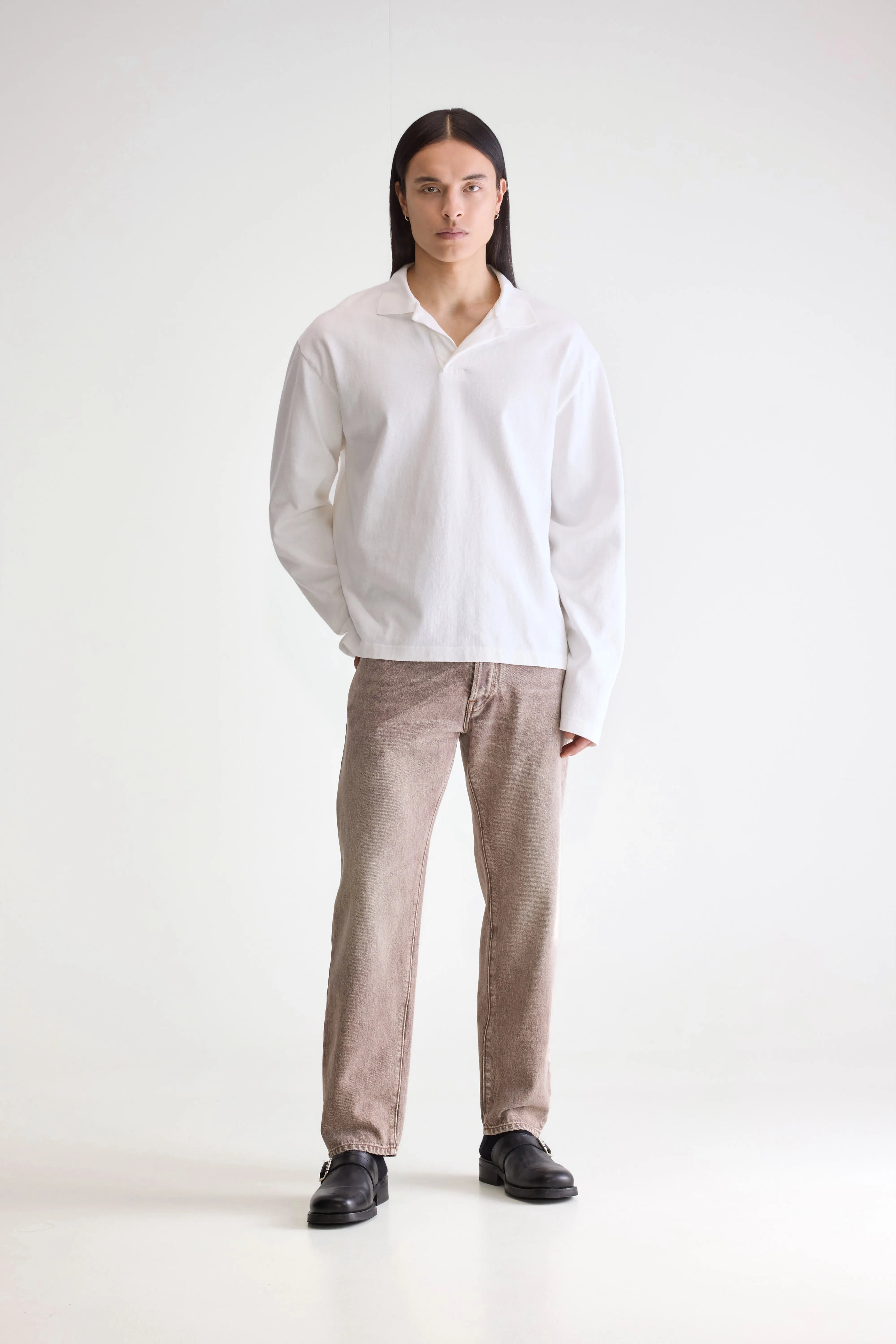 Vlugies Long-sleeve Polo - Off white For Men | Bellerose