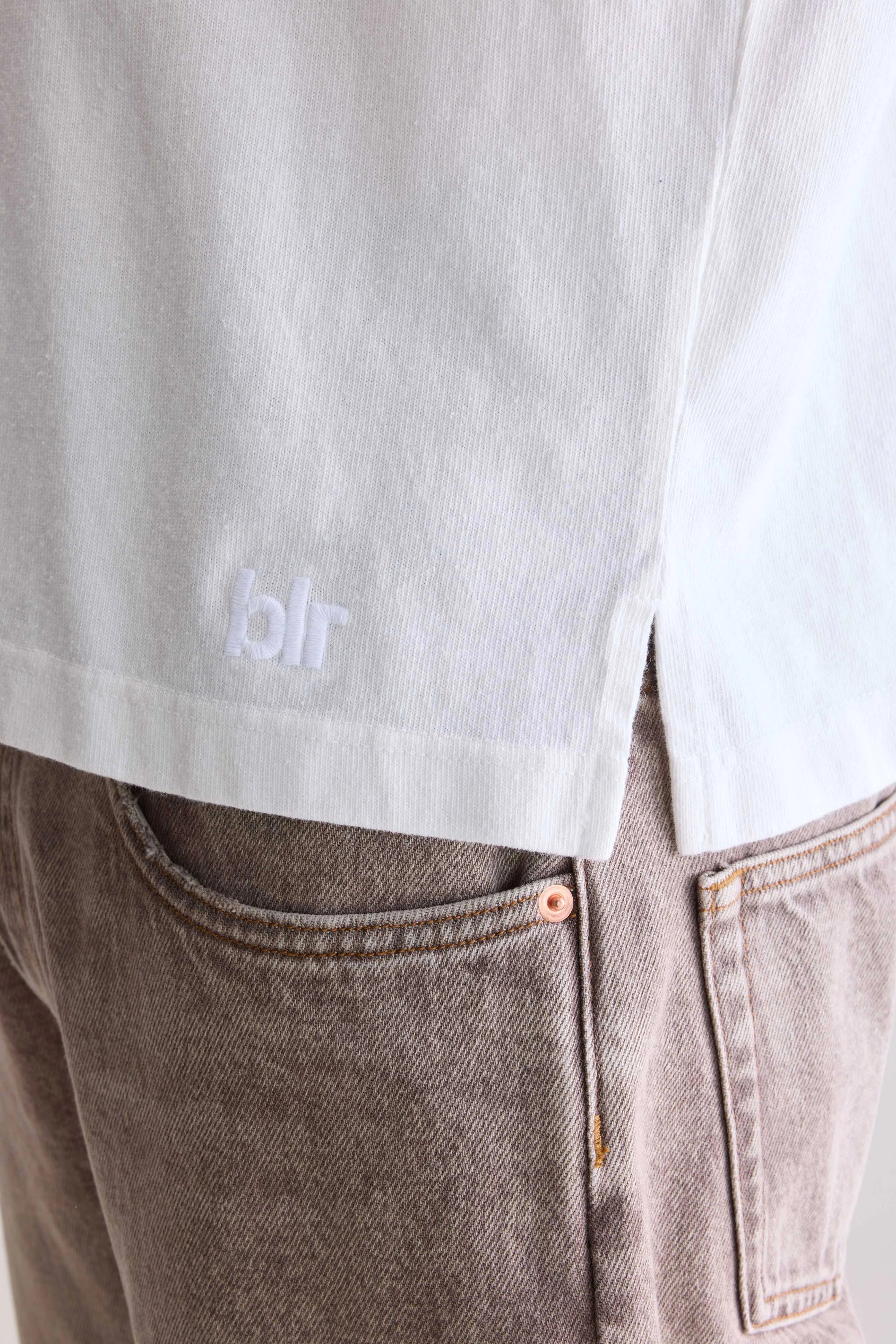 Vlugies polo met lange mouwen (252 / M / OFF WHITE)