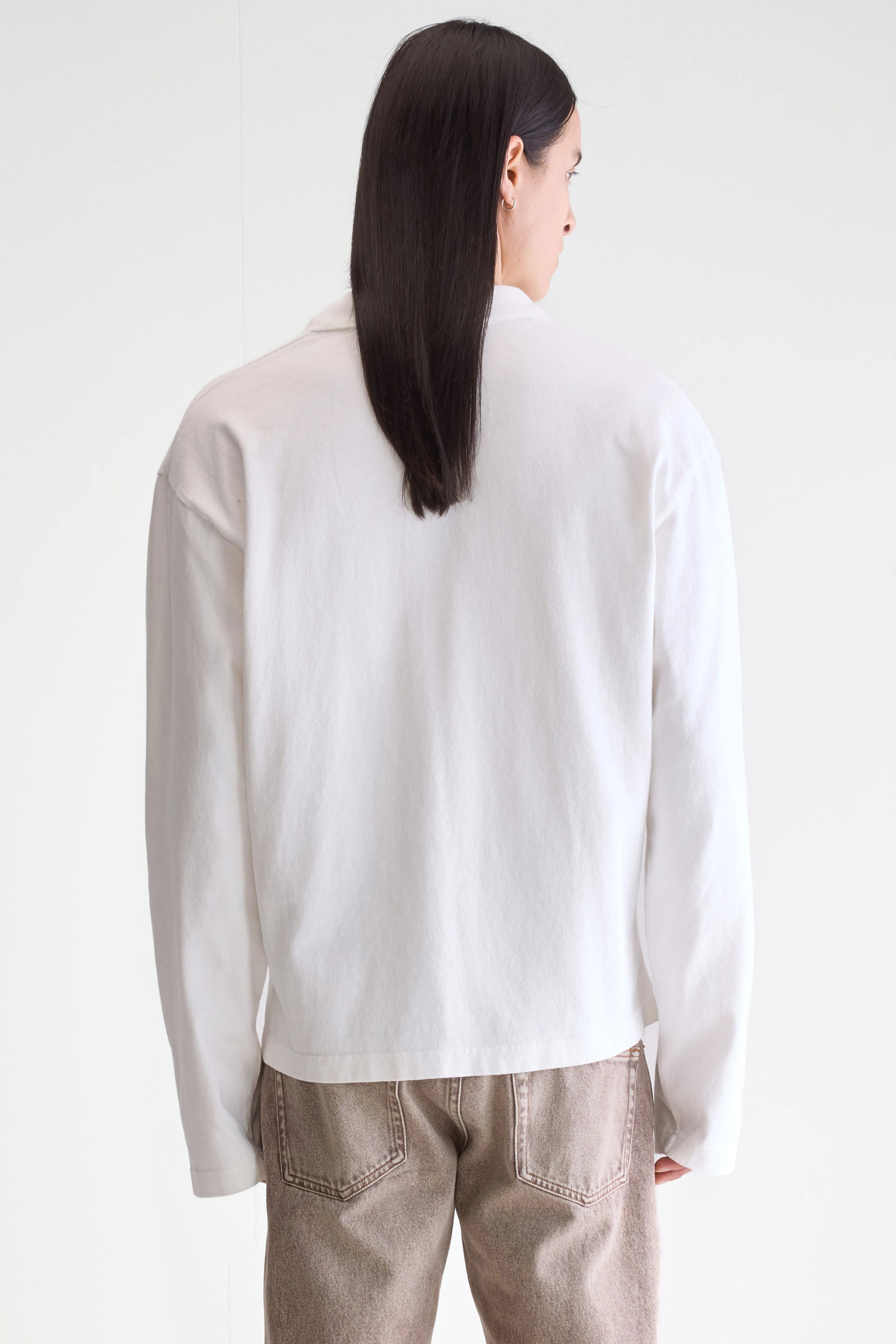 Vlugies Long-sleeve Polo - Off white For Men | Bellerose