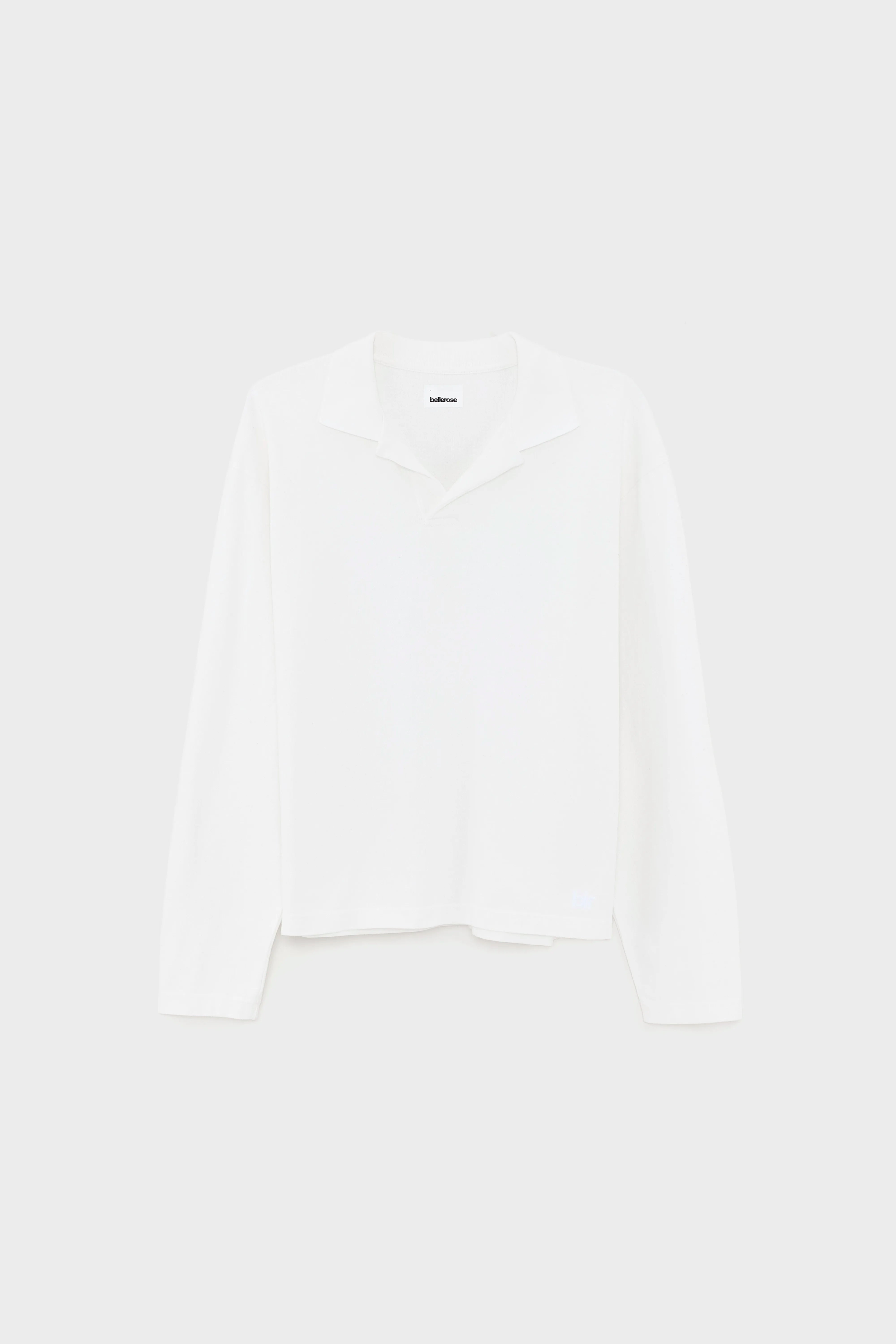 Vlugies polo met lange mouwen (252 / M / OFF WHITE)