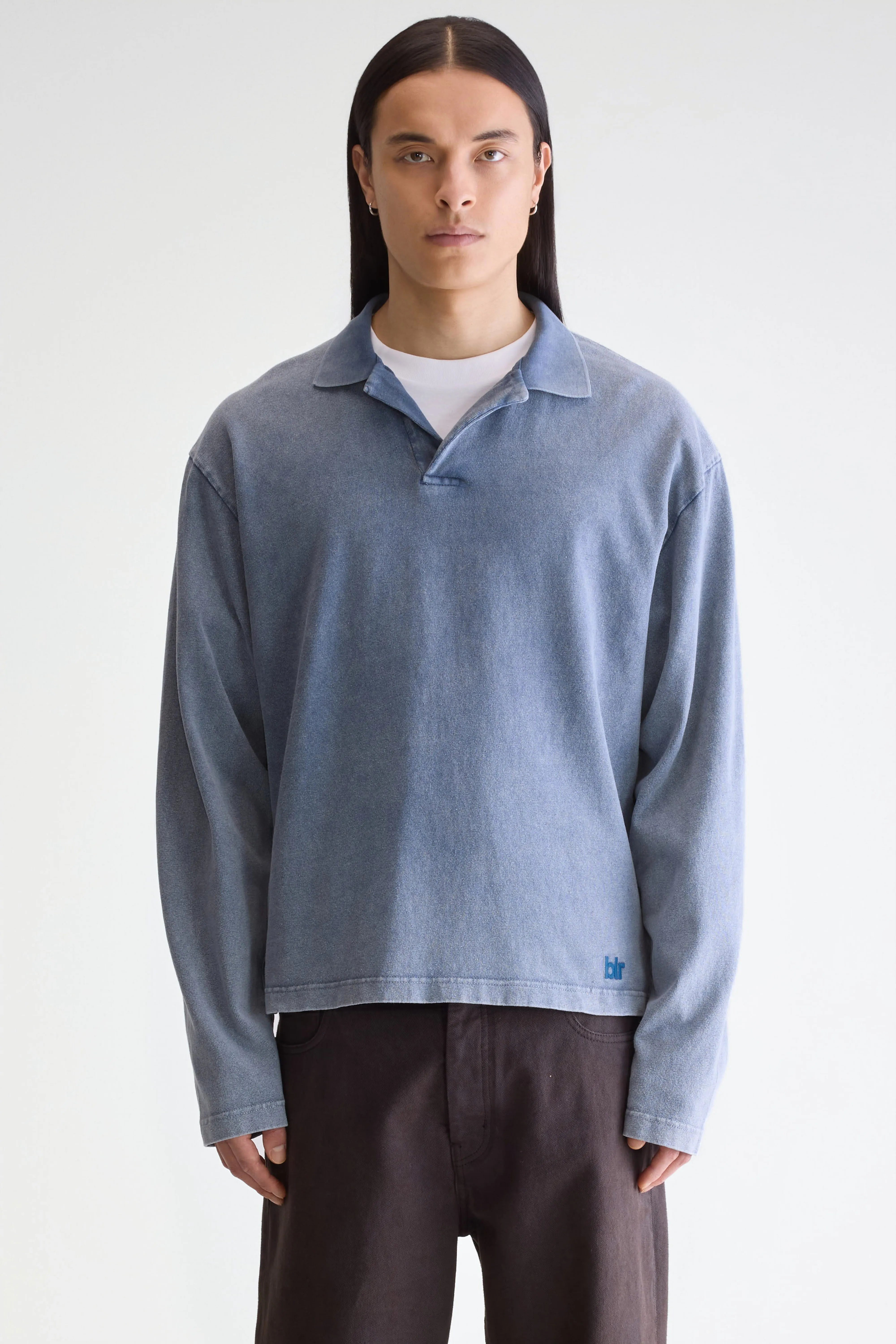 Vlugies Long-sleeve Polo - Blues For Men | Bellerose