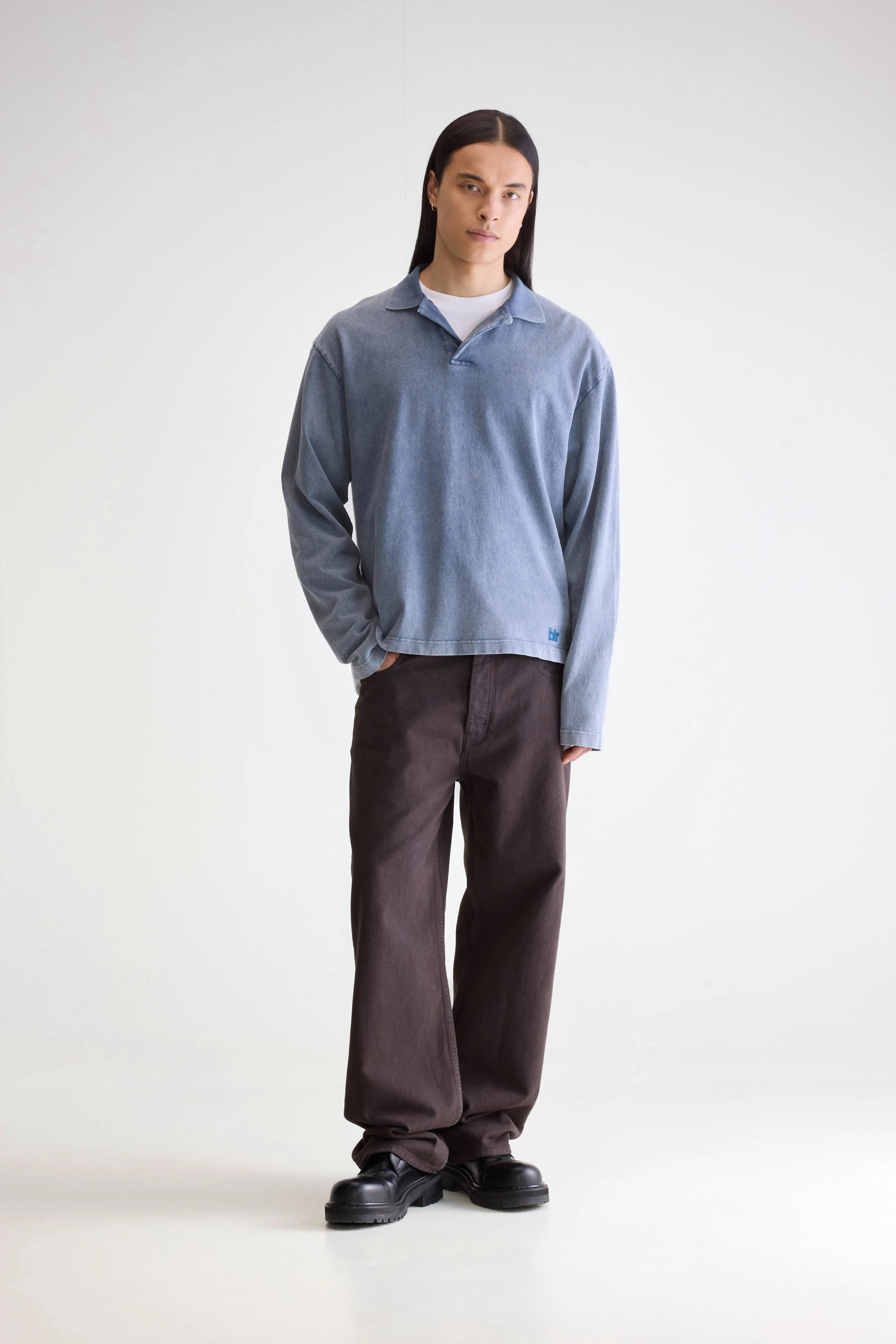 Vlugies Long-sleeve Polo - Blues For Men | Bellerose