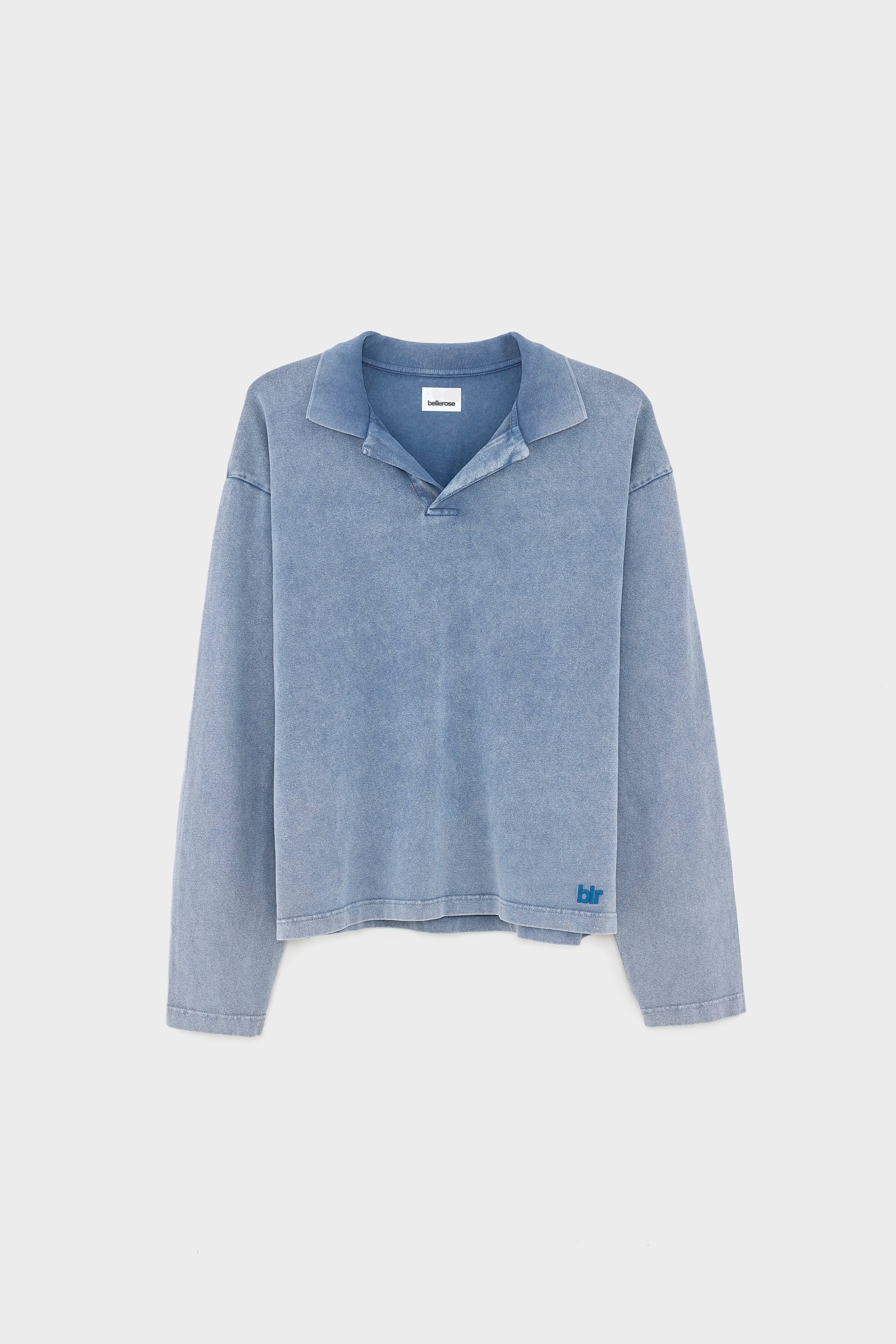 Vlugies long-sleeve polo (252 / M / BLUES)