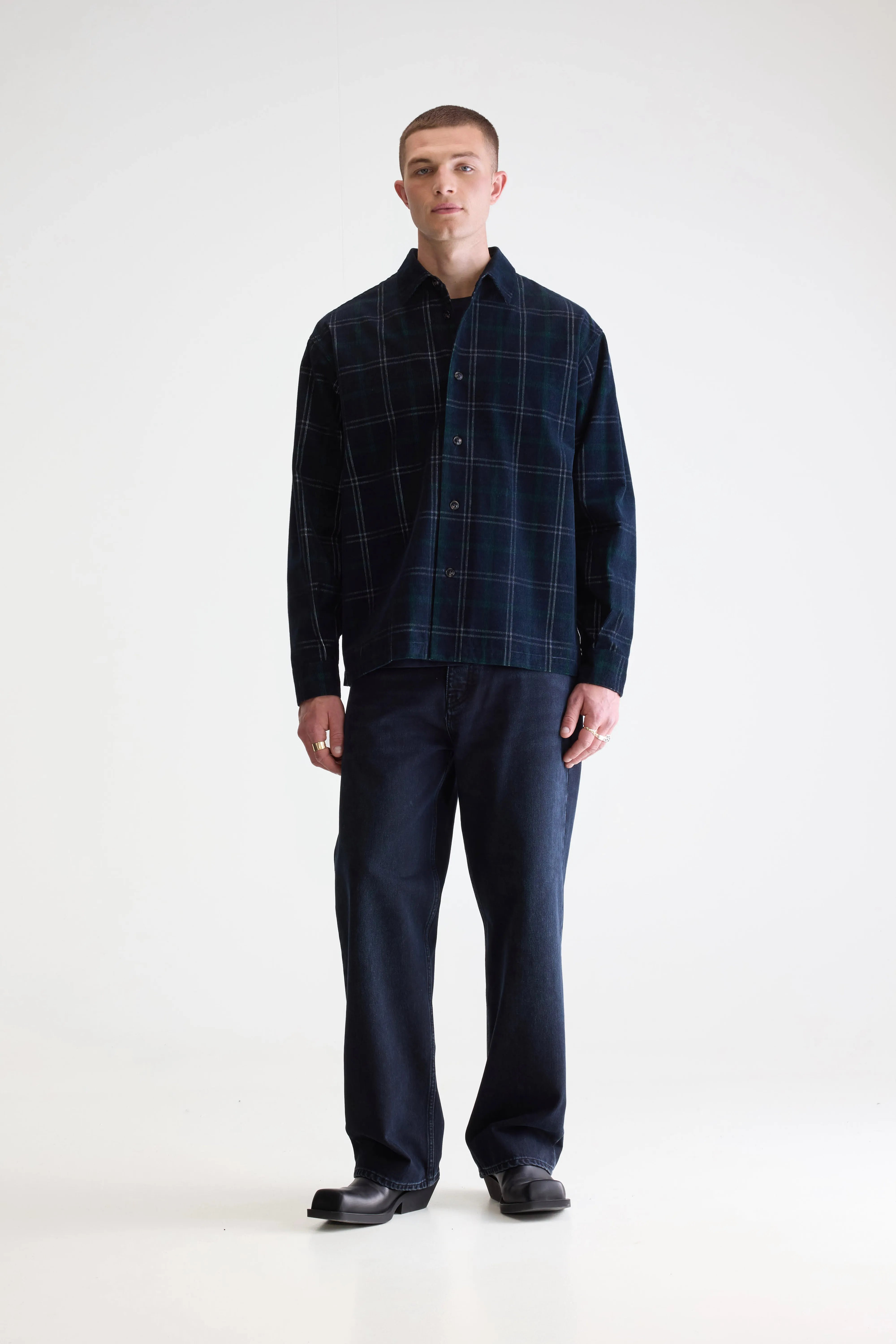 Flap Corduroy Overshirt - Check a For Men | Bellerose