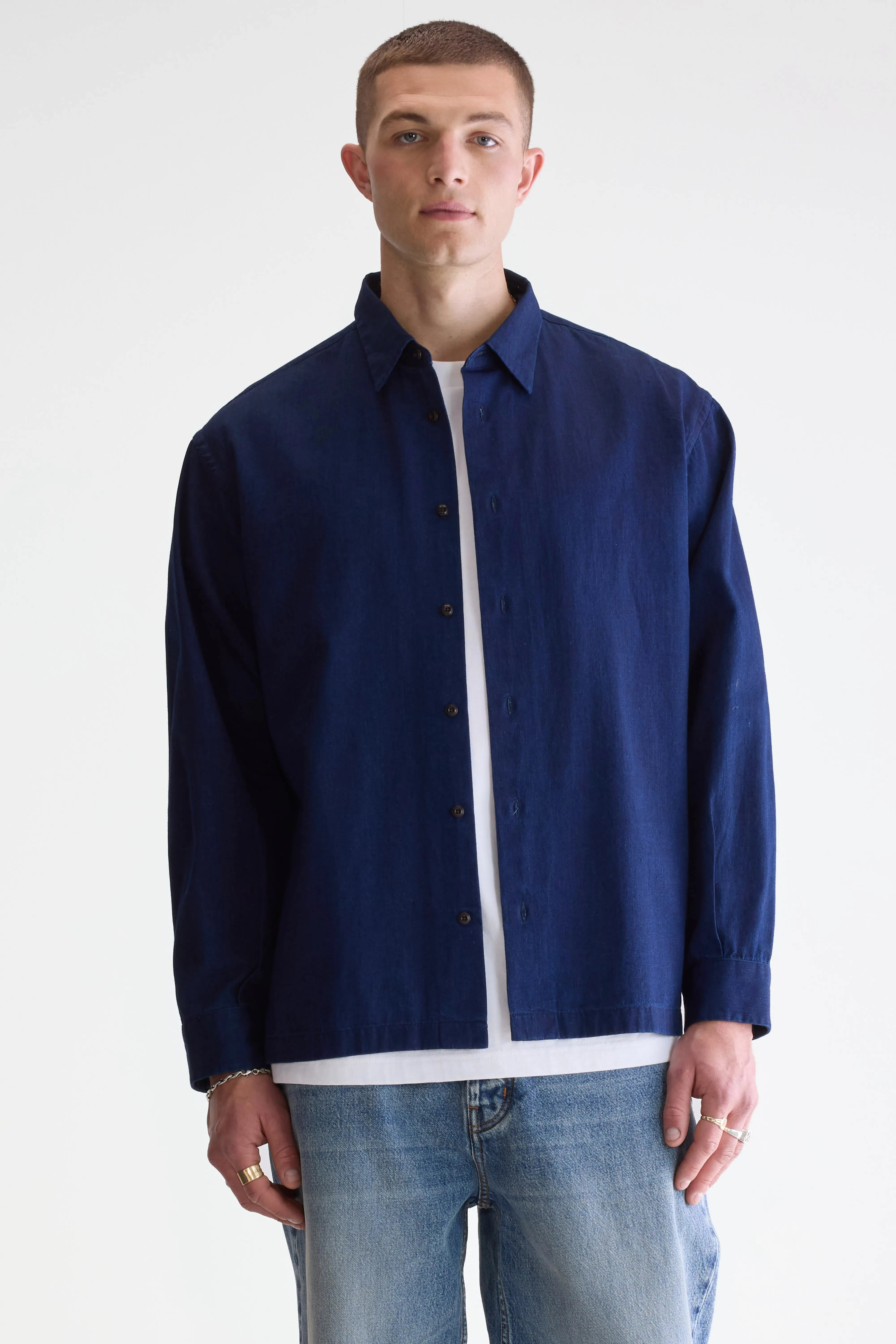Flip Relaxed Hemd - Indigo Voor Heren | Bellerose