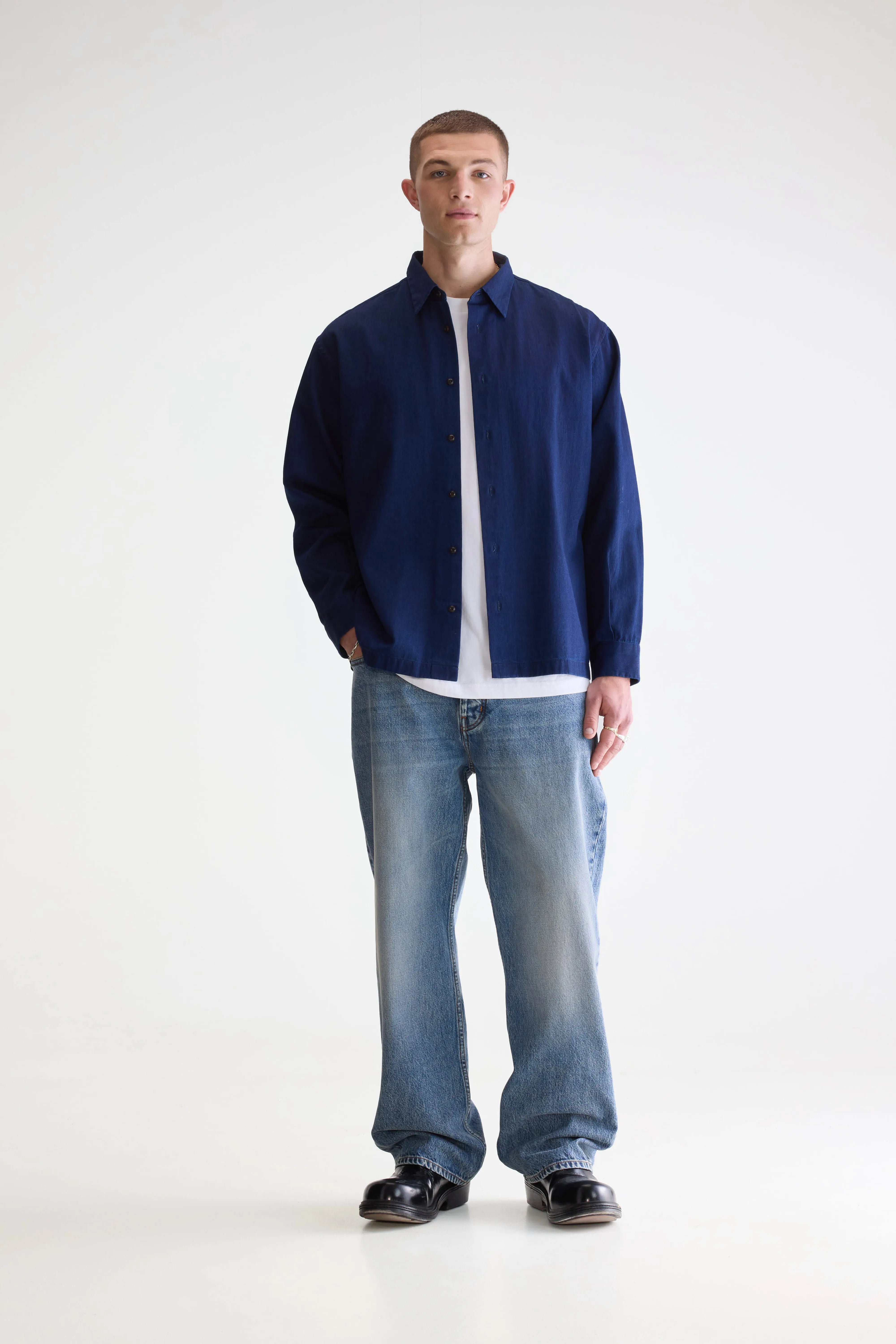 Flip Relaxed Hemd - Indigo Voor Heren | Bellerose
