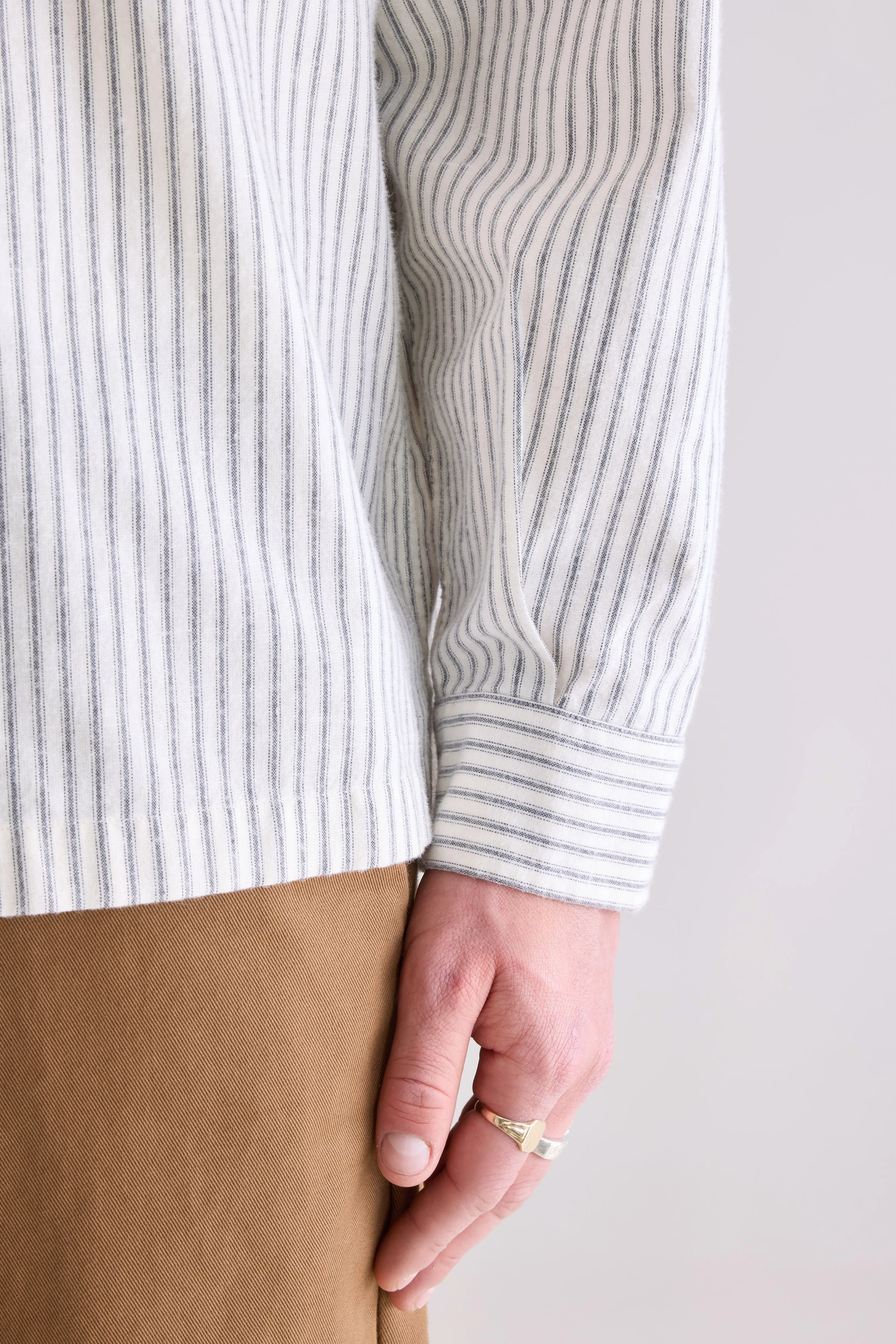 Flip relaxed shirt (252 / M / STRIPE G)