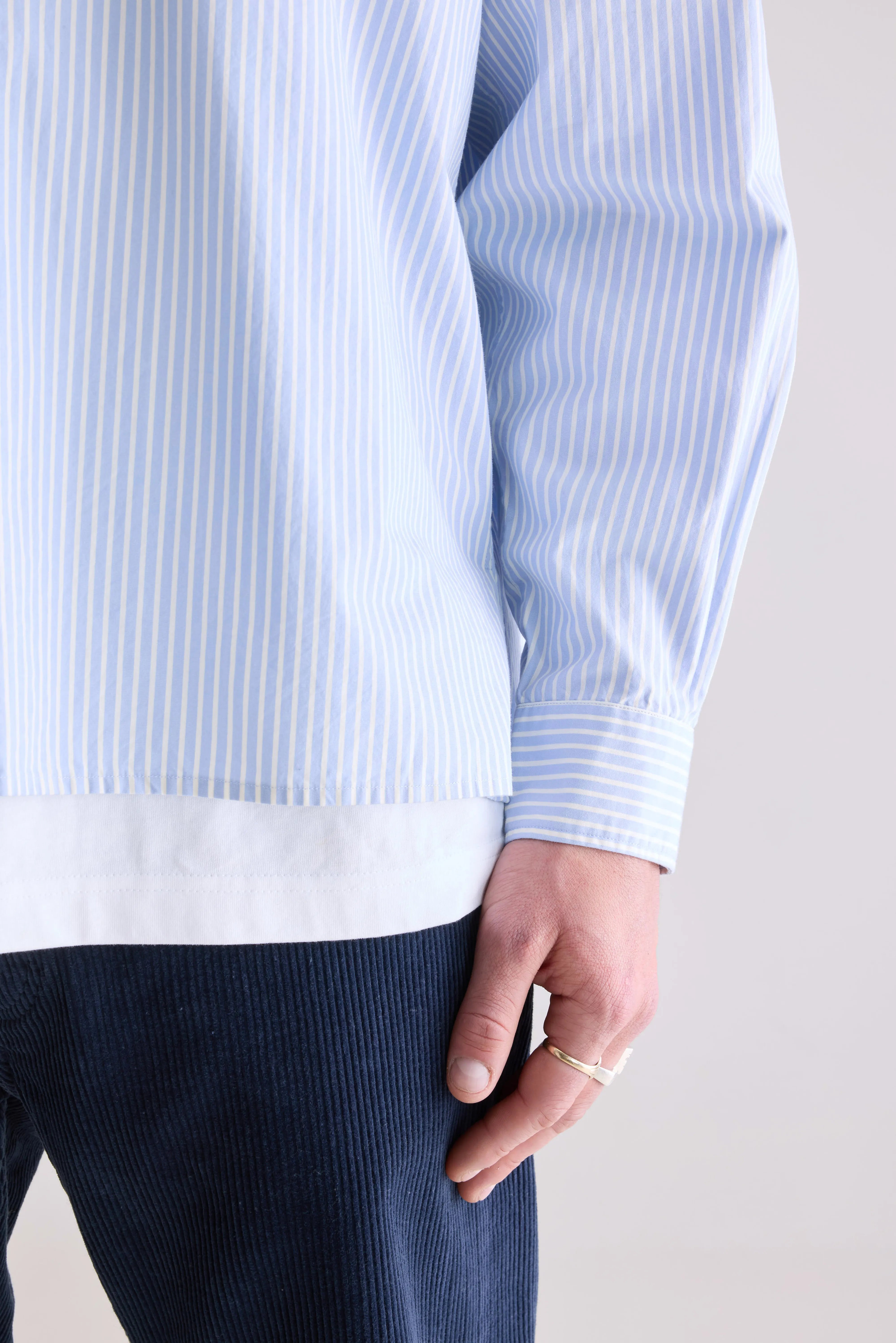 Gollie relaxed shirt (252 / M / STRIPE W)