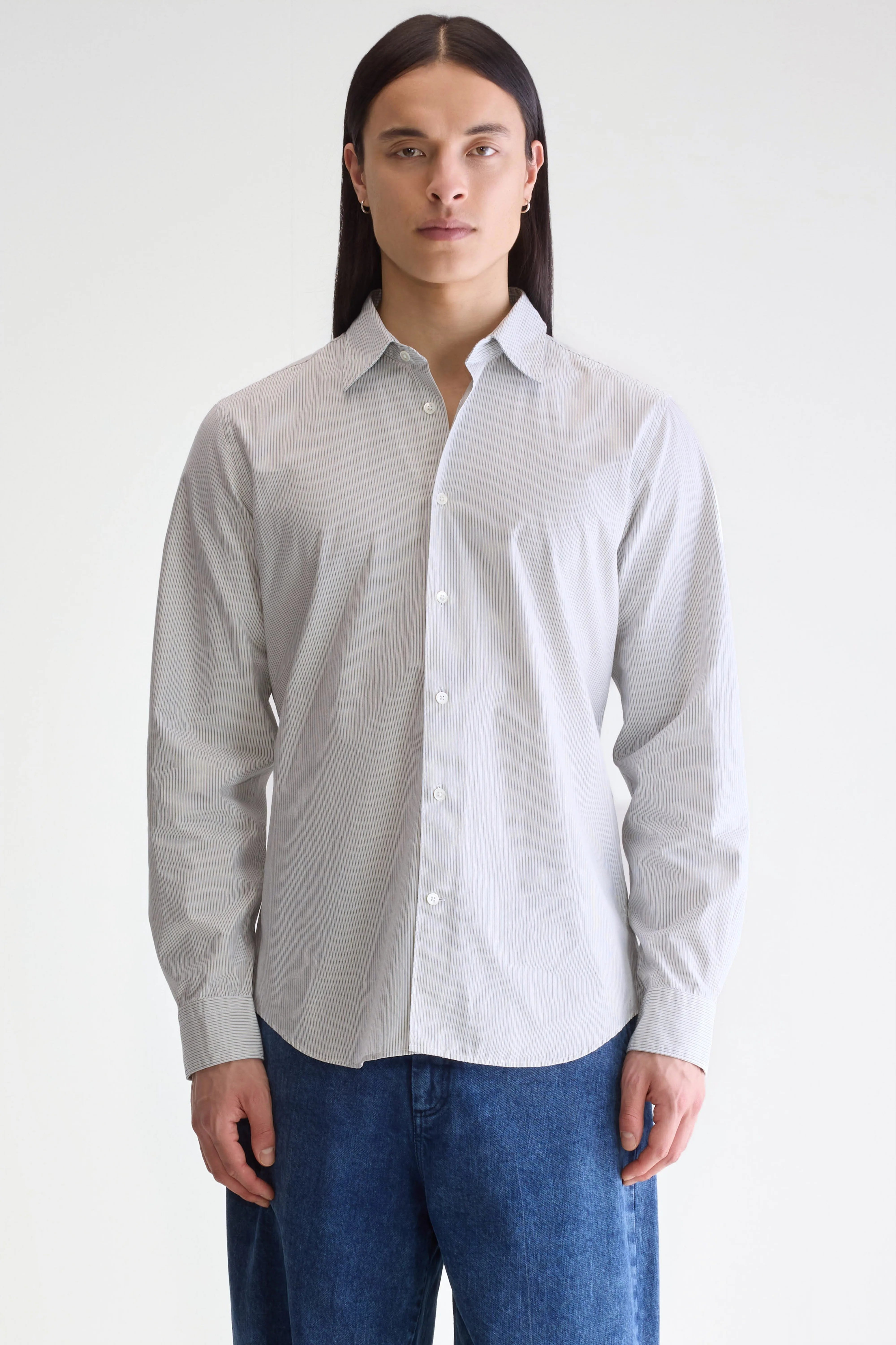 Gabe Slim Shirt - Stripe u For Men | Bellerose