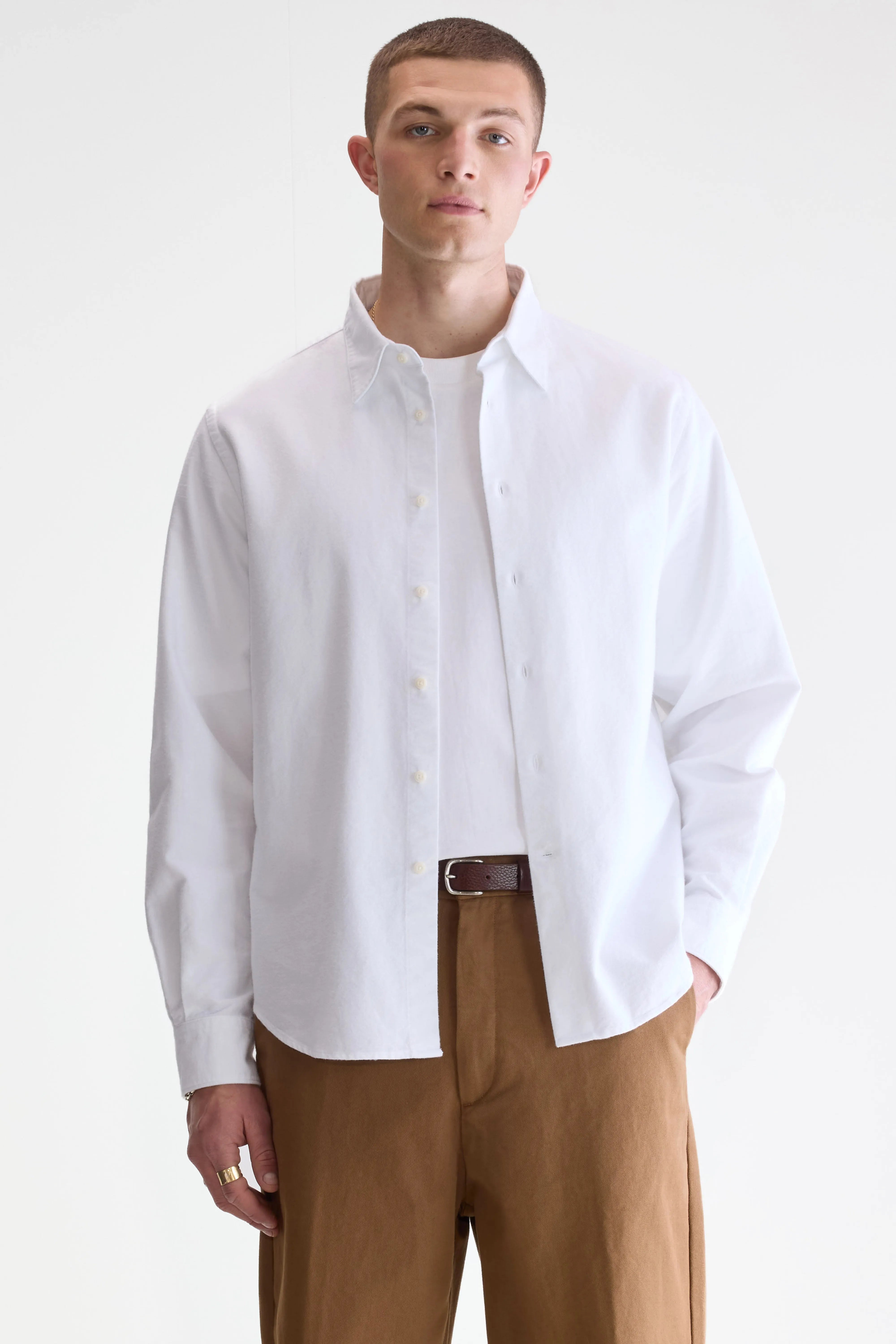 Franklin Regular Hemd - White Voor Heren | Bellerose