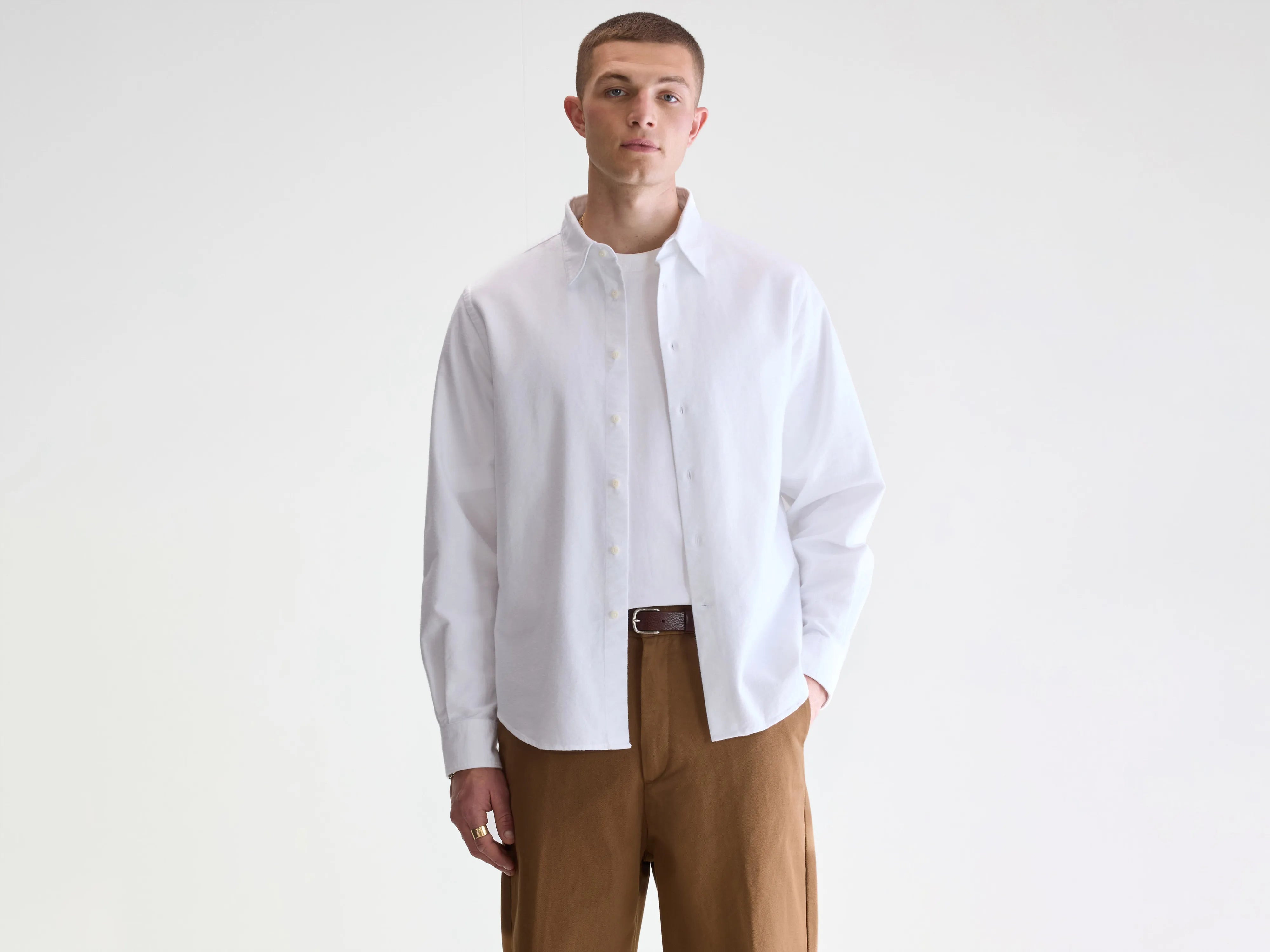 Franklin regular hemd (252 / M / WHITE)