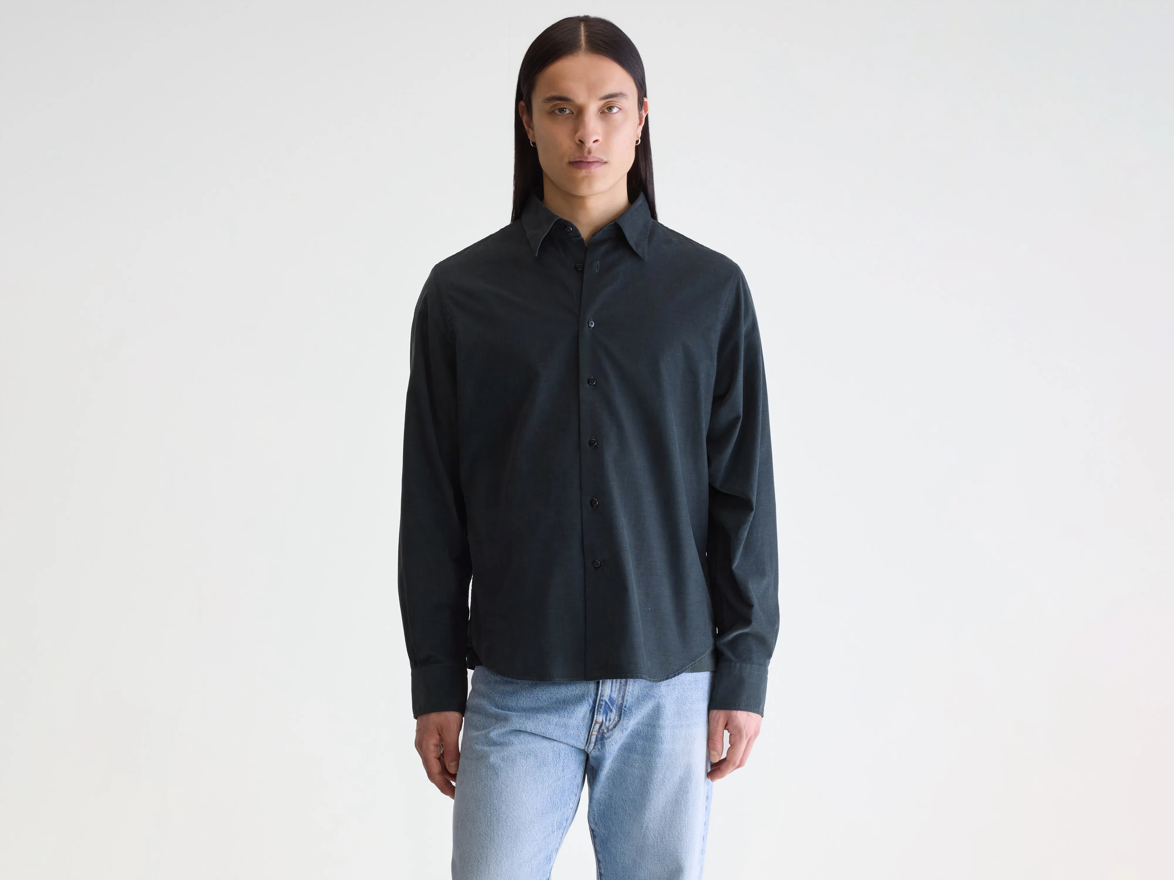 Franklin regular shirt (252 / M / PIRATE)
