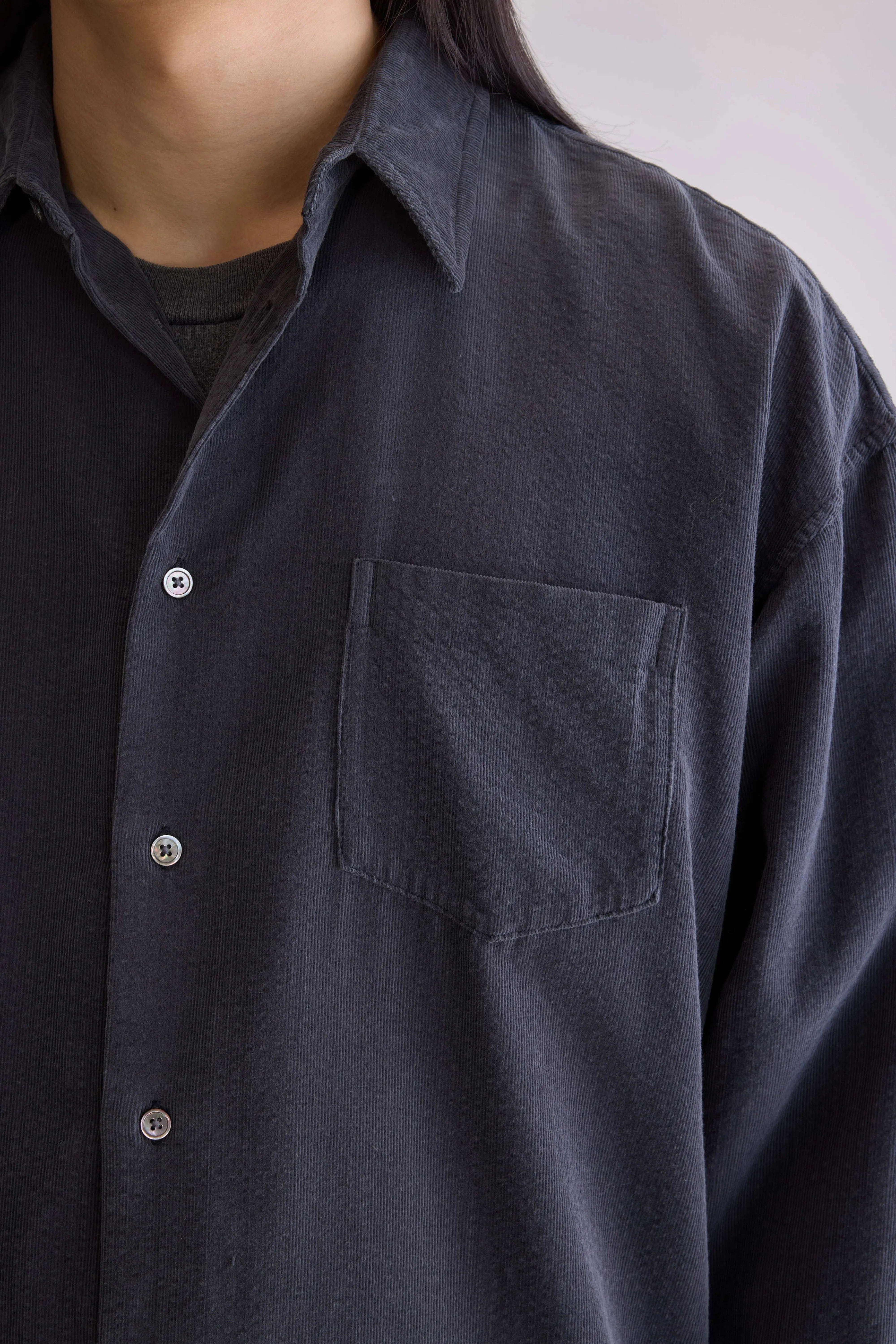 Jops Relaxed Hemd - Black sand Voor Heren | Bellerose