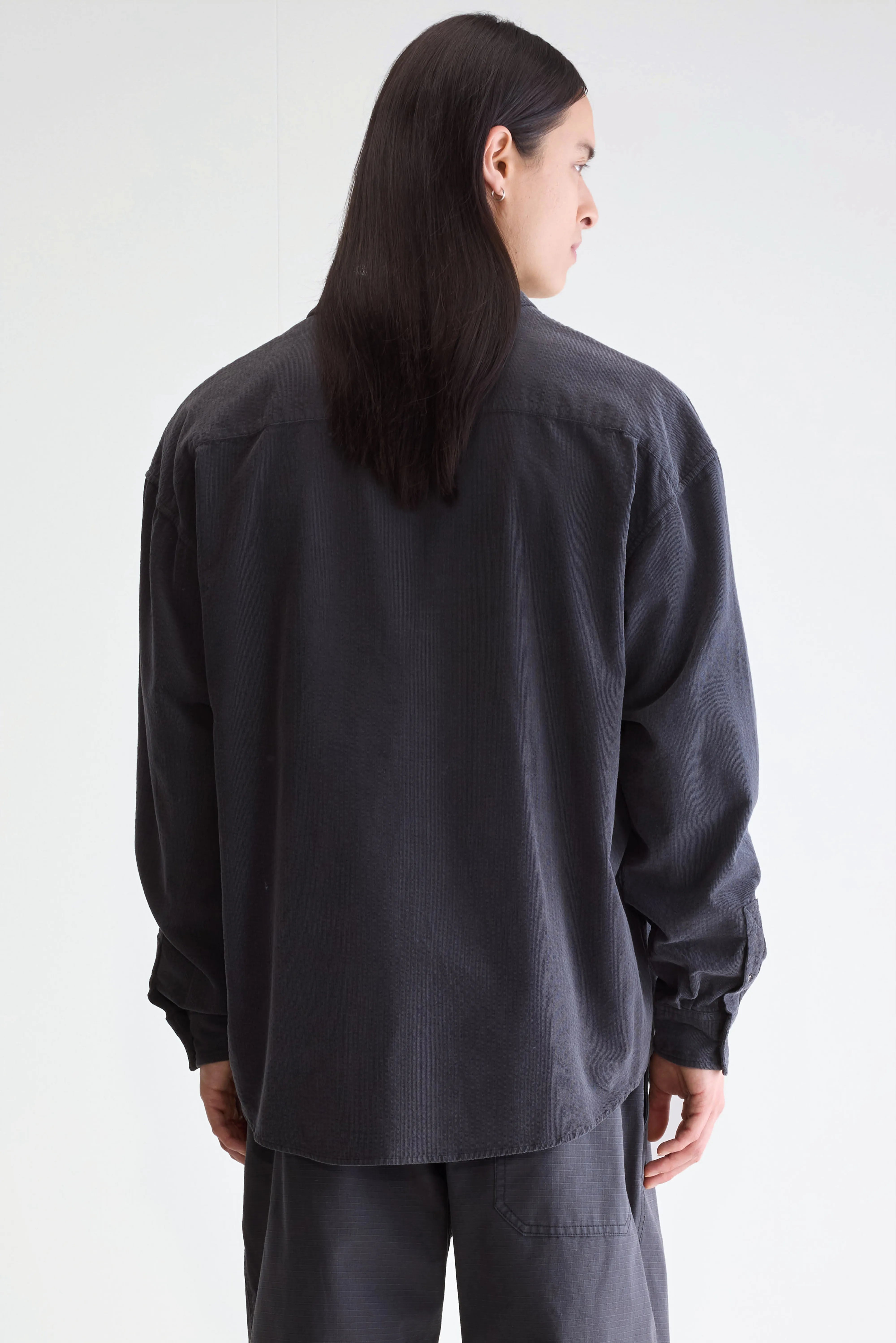 Jops Relaxed Hemd - Black sand Voor Heren | Bellerose