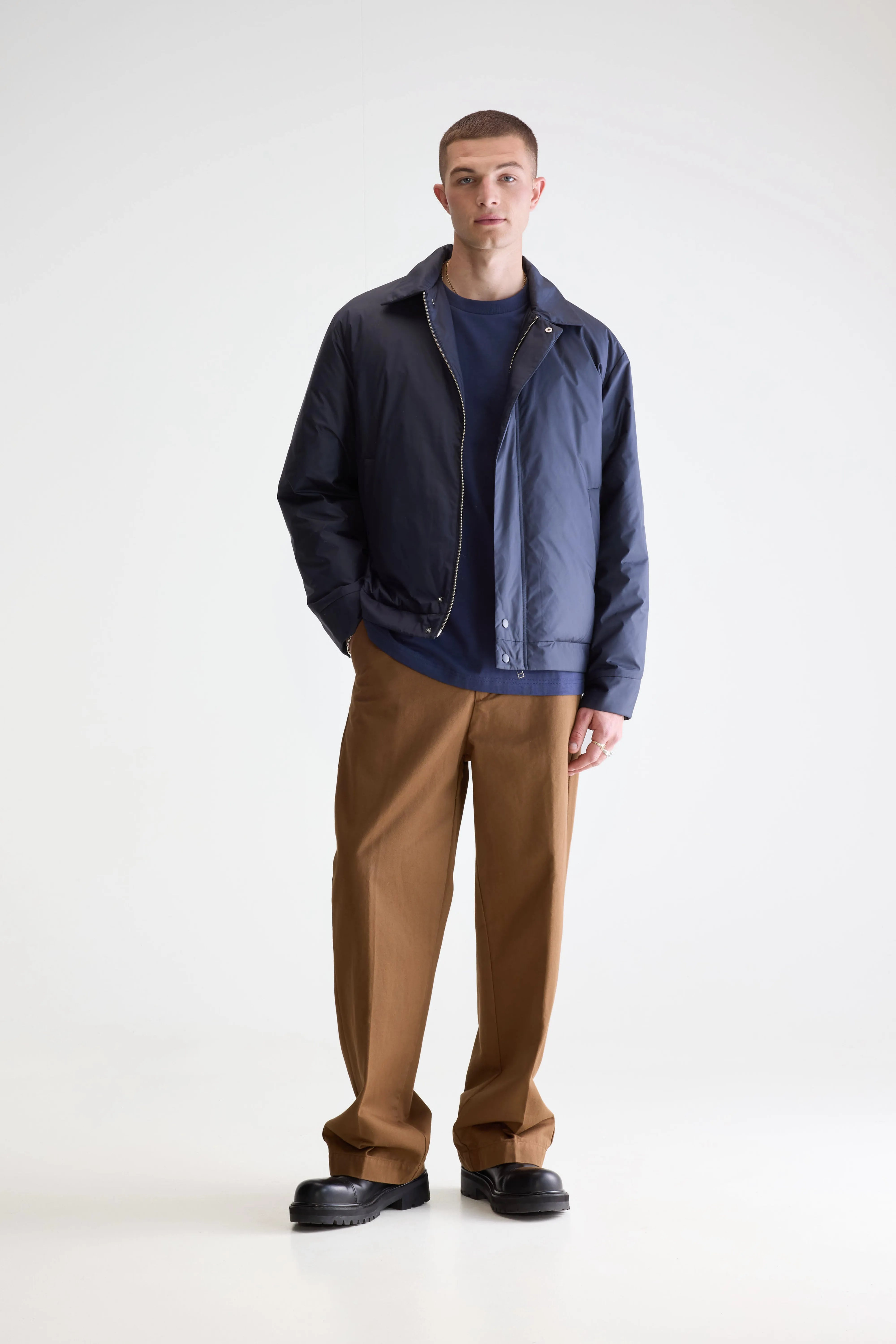 Hammy Padded Jacket - Navy For Men | Bellerose