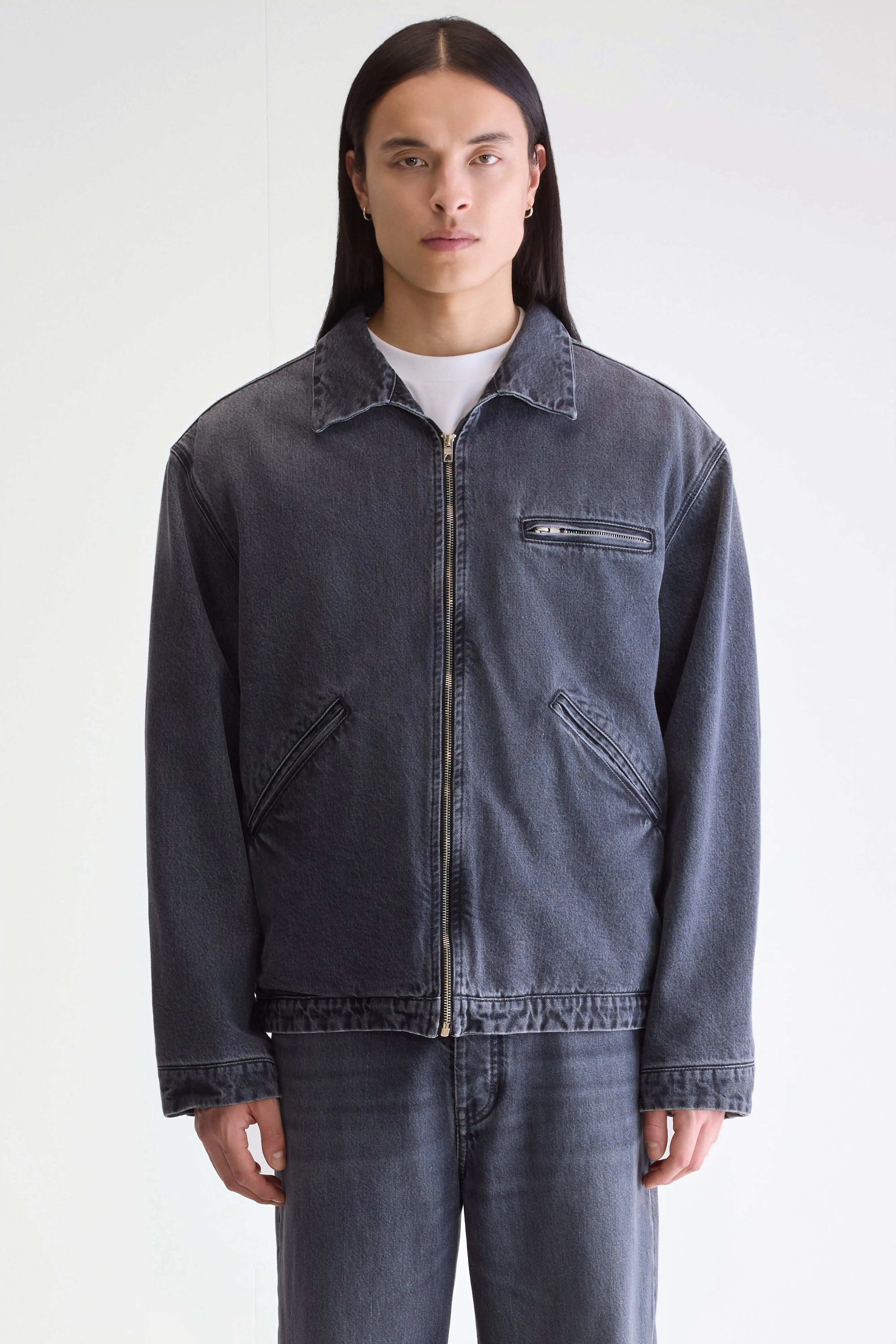 Jimbo Denim Jacket - Vintage black For Men | Bellerose