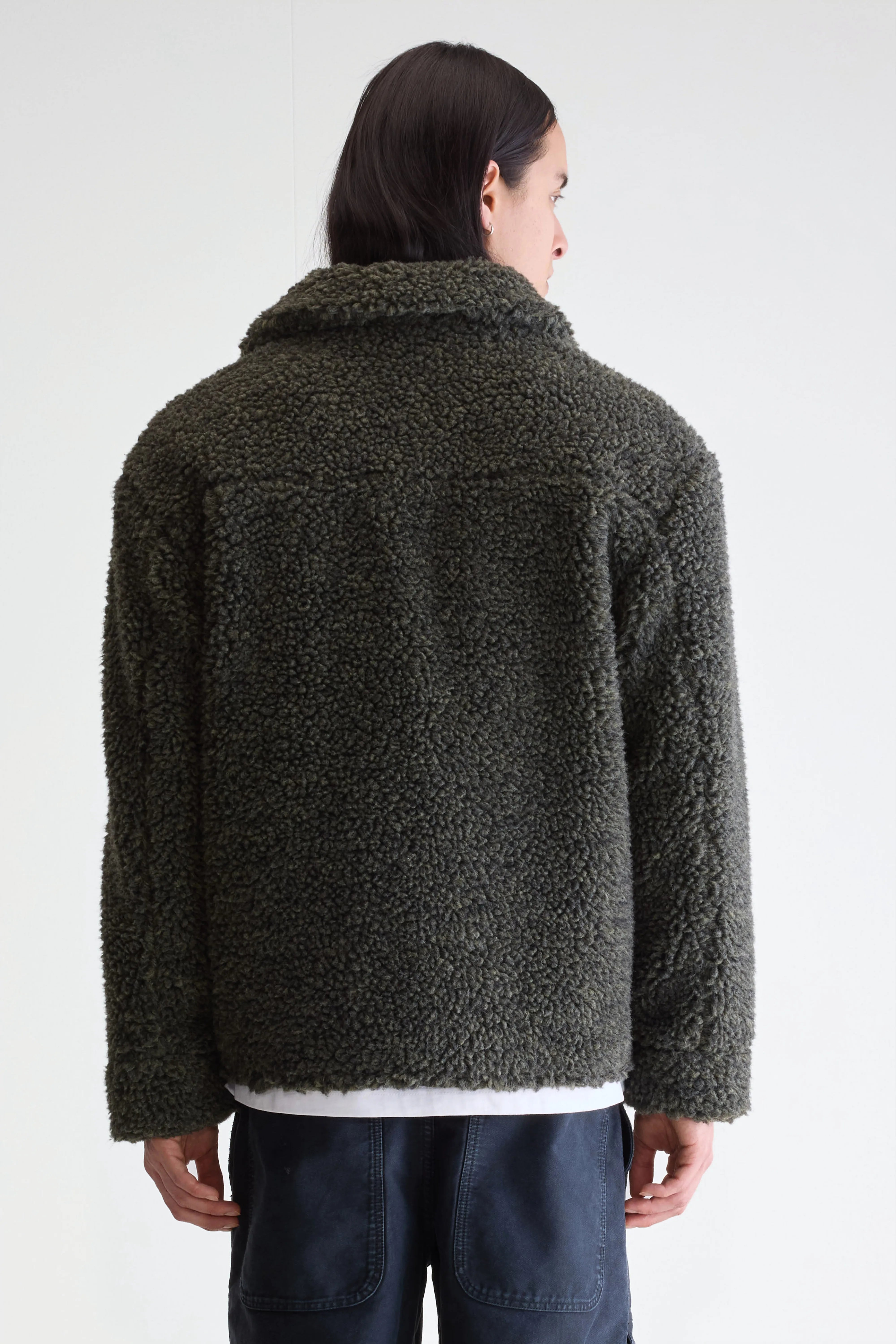 Jezzo teddy jas (252 / M / DARK OLIVE)