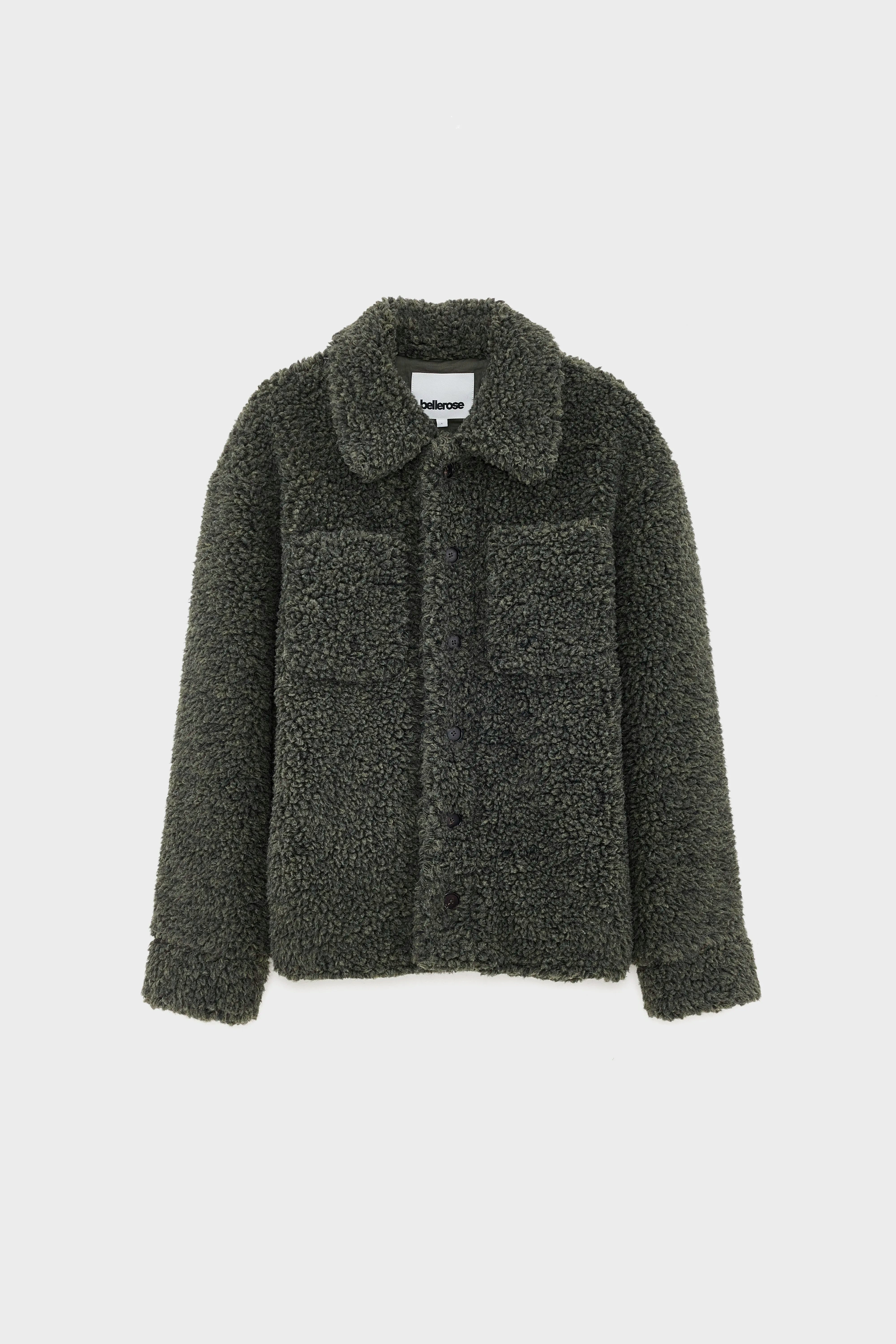 Jezzo teddy jas (252 / M / DARK OLIVE)