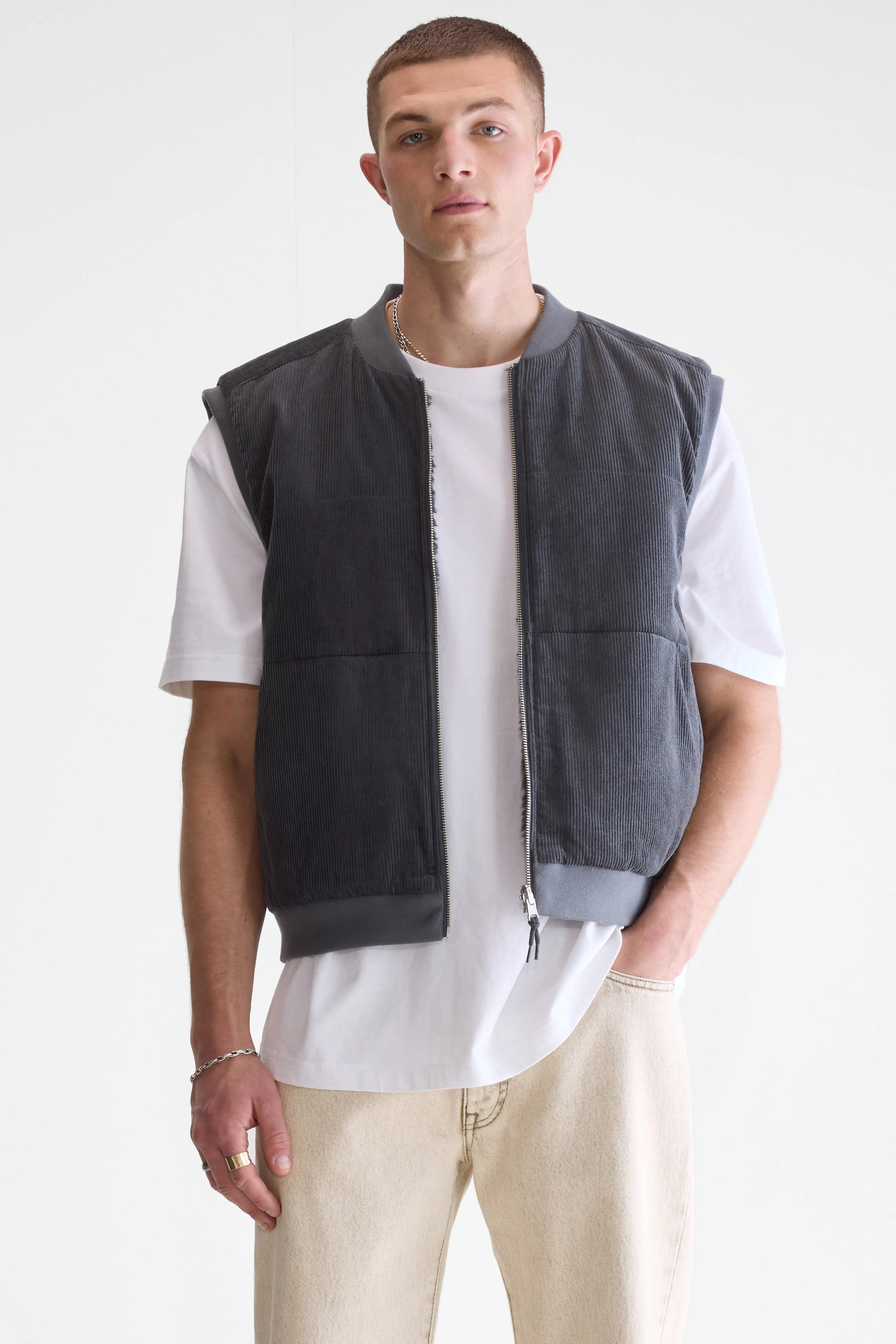 Jocko Bodywarmer - Elephant For Men | Bellerose