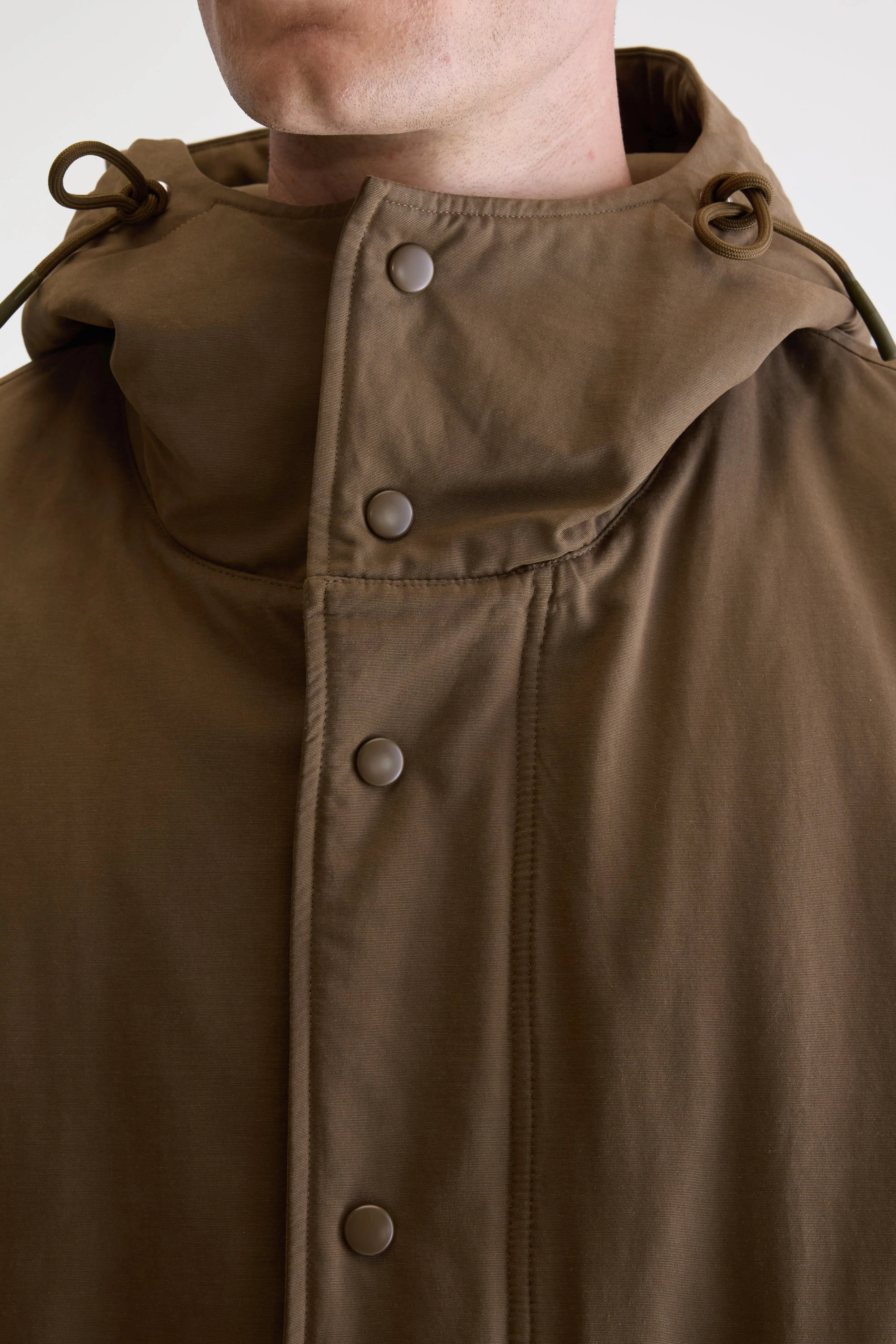 Hanson Hooded Parka - Olive night For Men | Bellerose