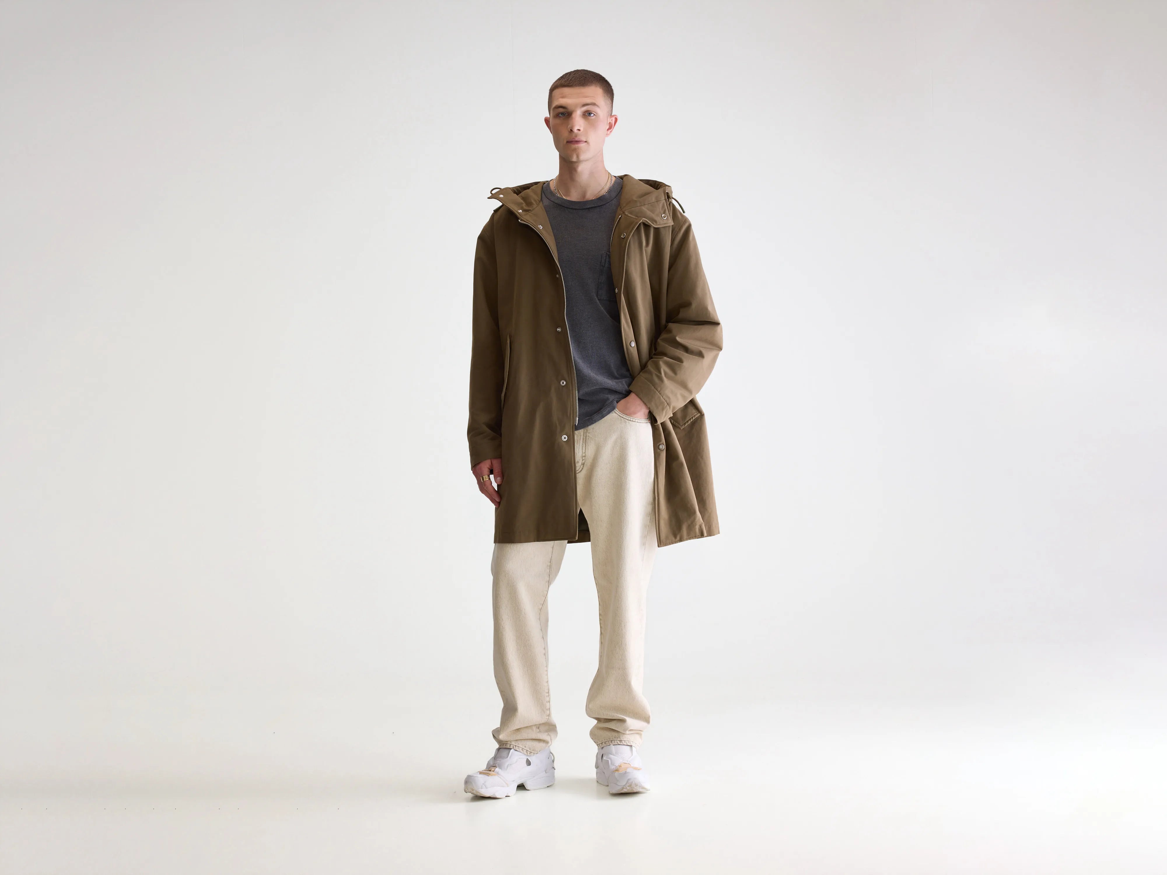 Hanson hooded parka (252 / M / OLIVE NIGHT)