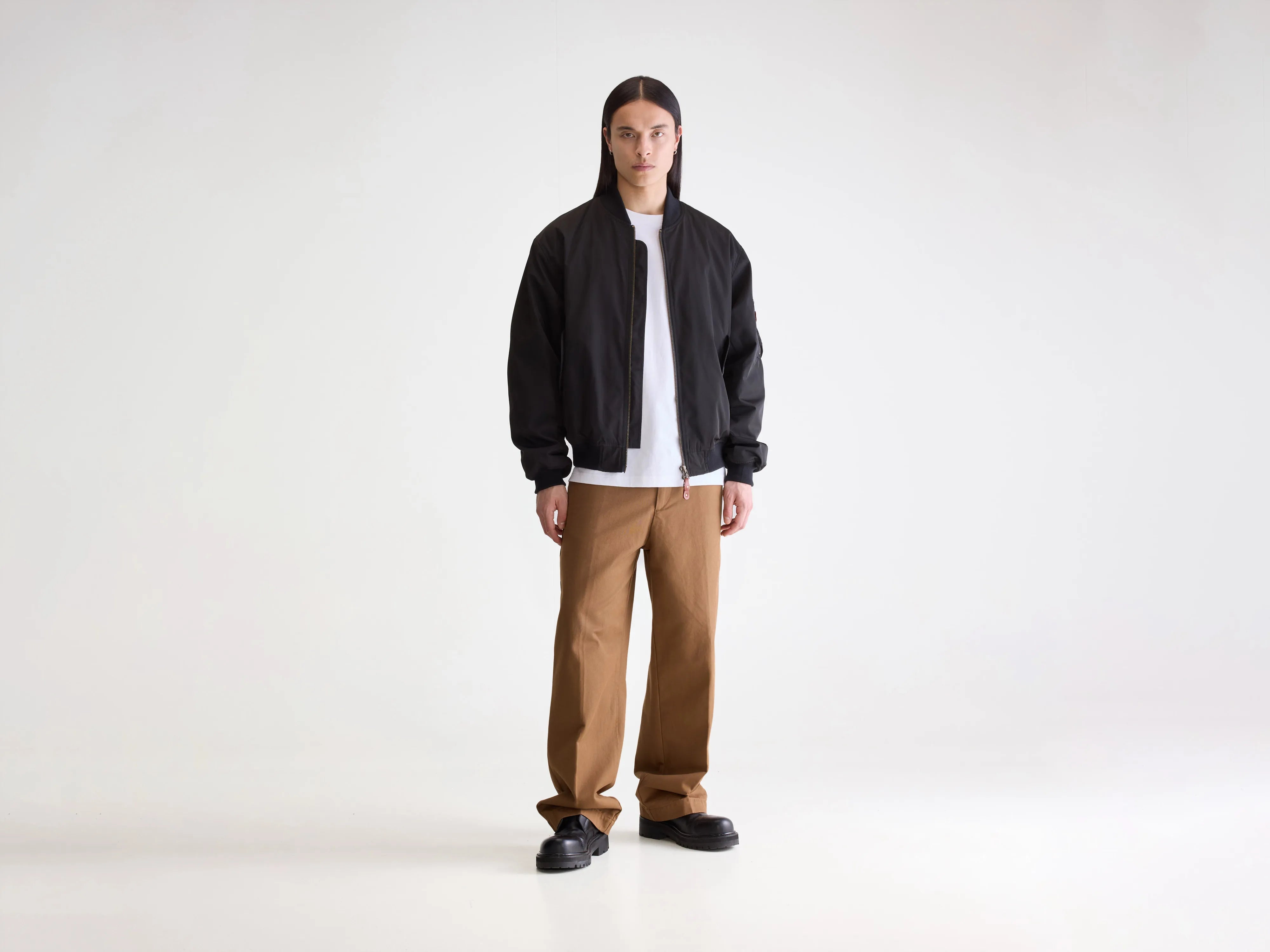 Jumper bomber jas (252 / M / BLACK)