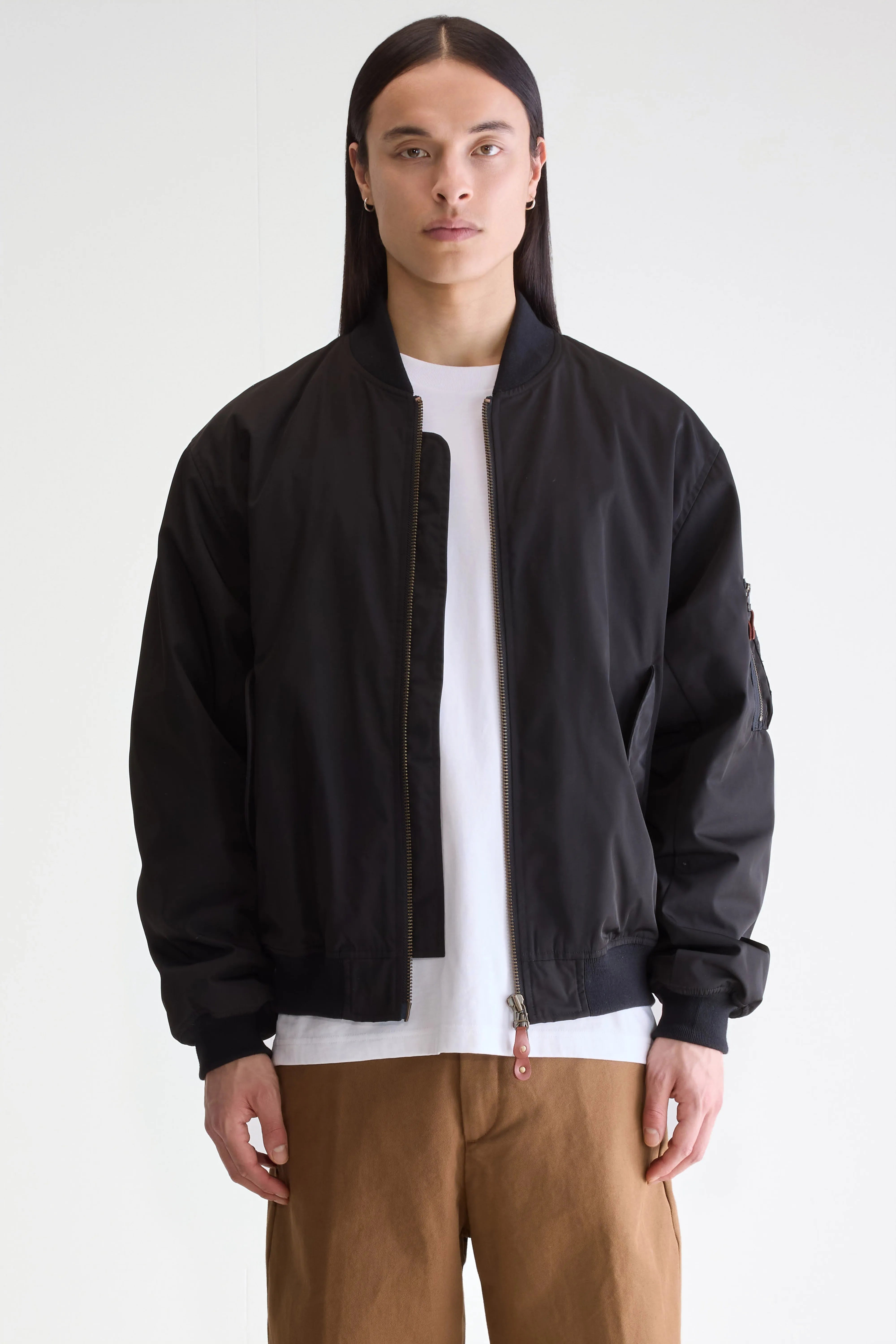 Jumper Bomber Jacket - Black For Men | Bellerose
