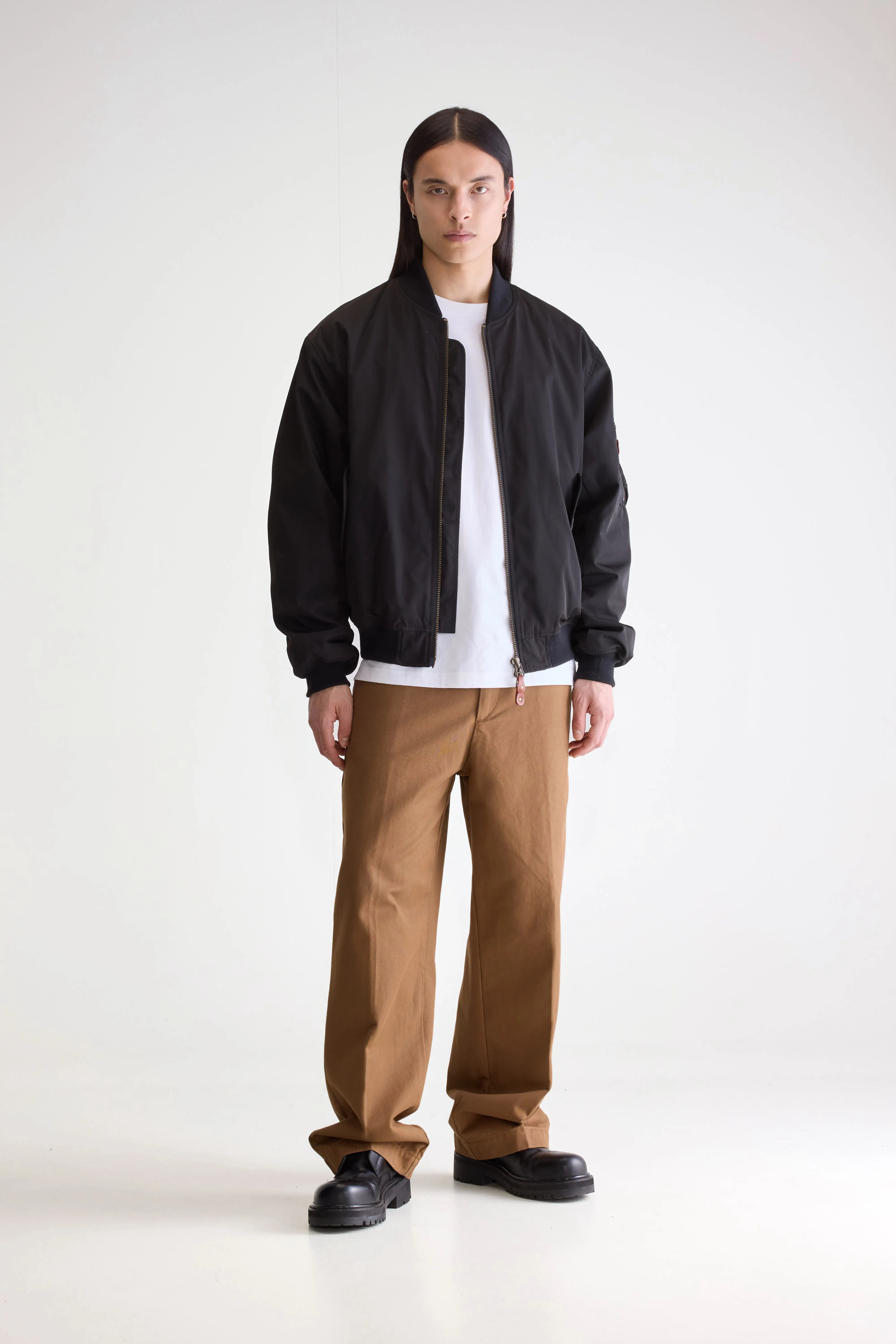 Jumper Bomber Jacket - Black For Men | Bellerose