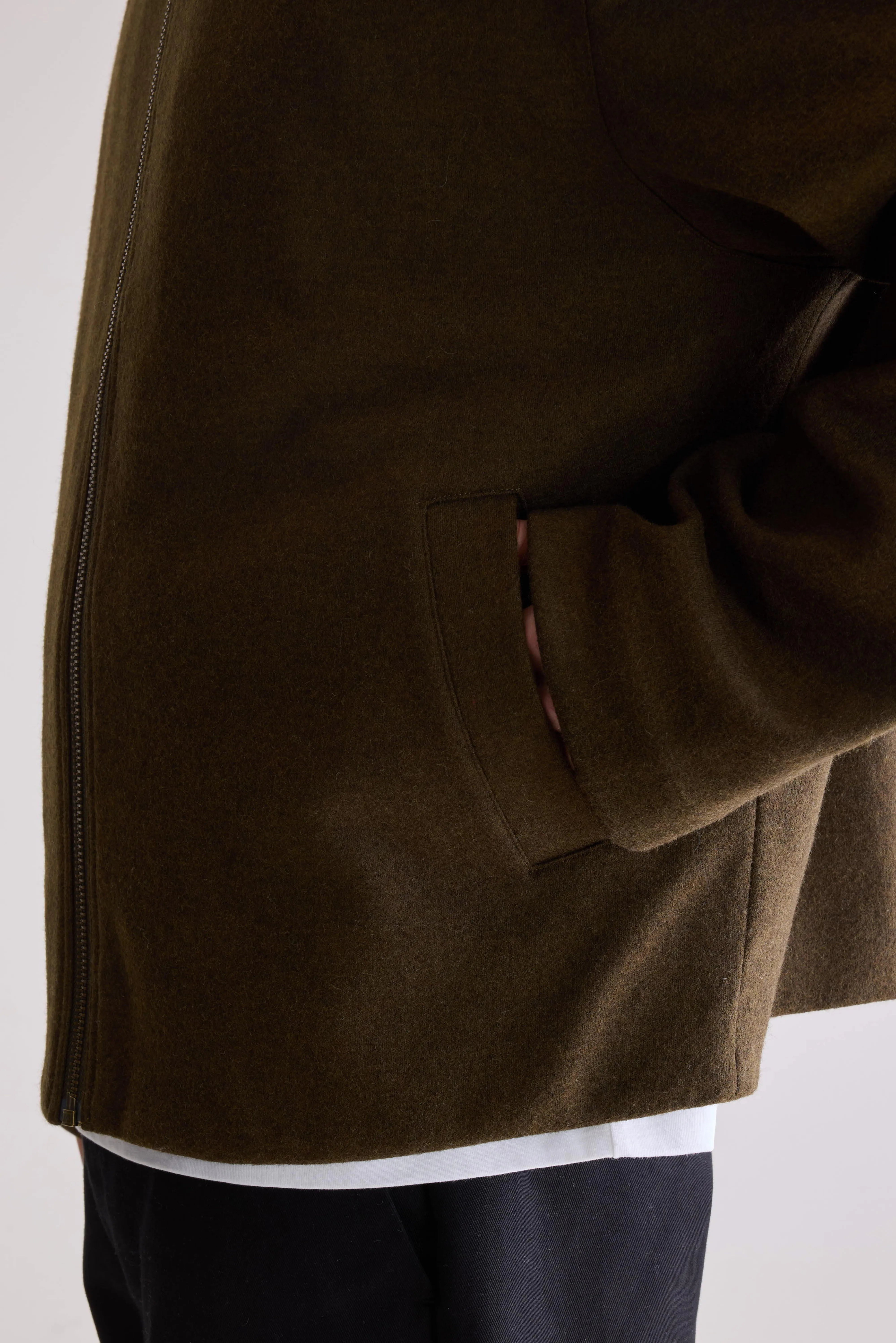 Jambo jas met rits (252 / M / DARK OLIVE)