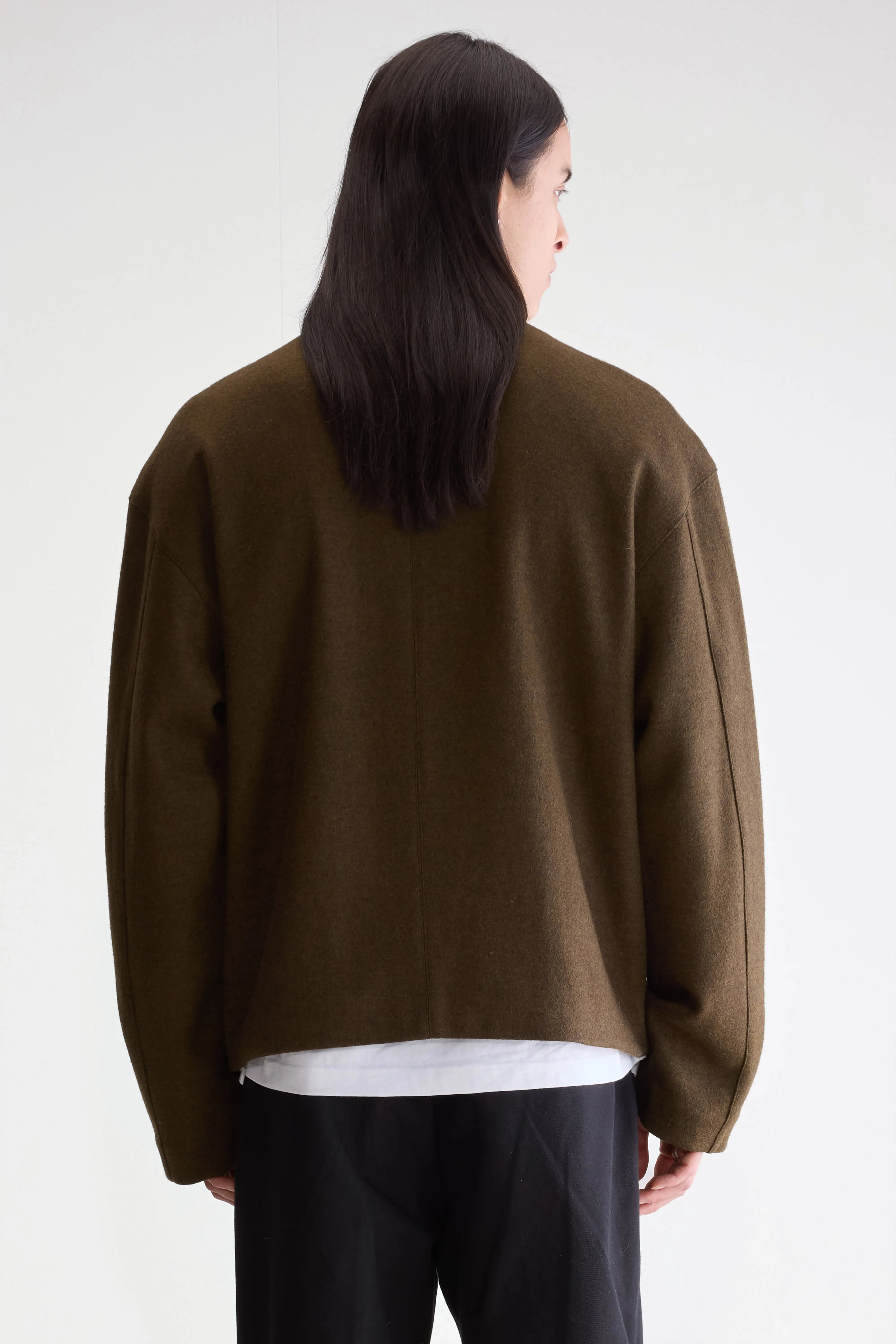 Jambo jas met rits (252 / M / DARK OLIVE)