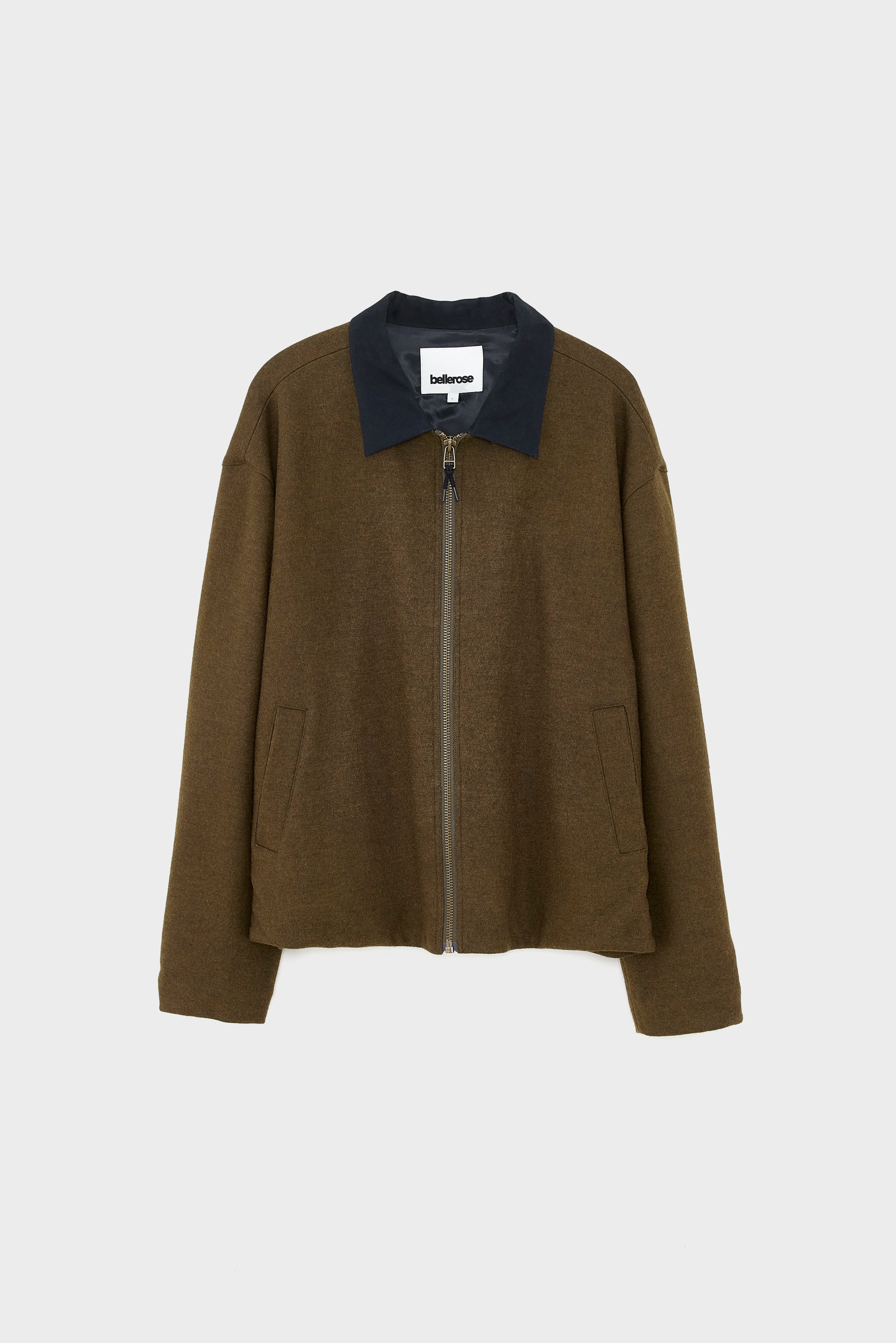 Jambo jas met rits (252 / M / DARK OLIVE)