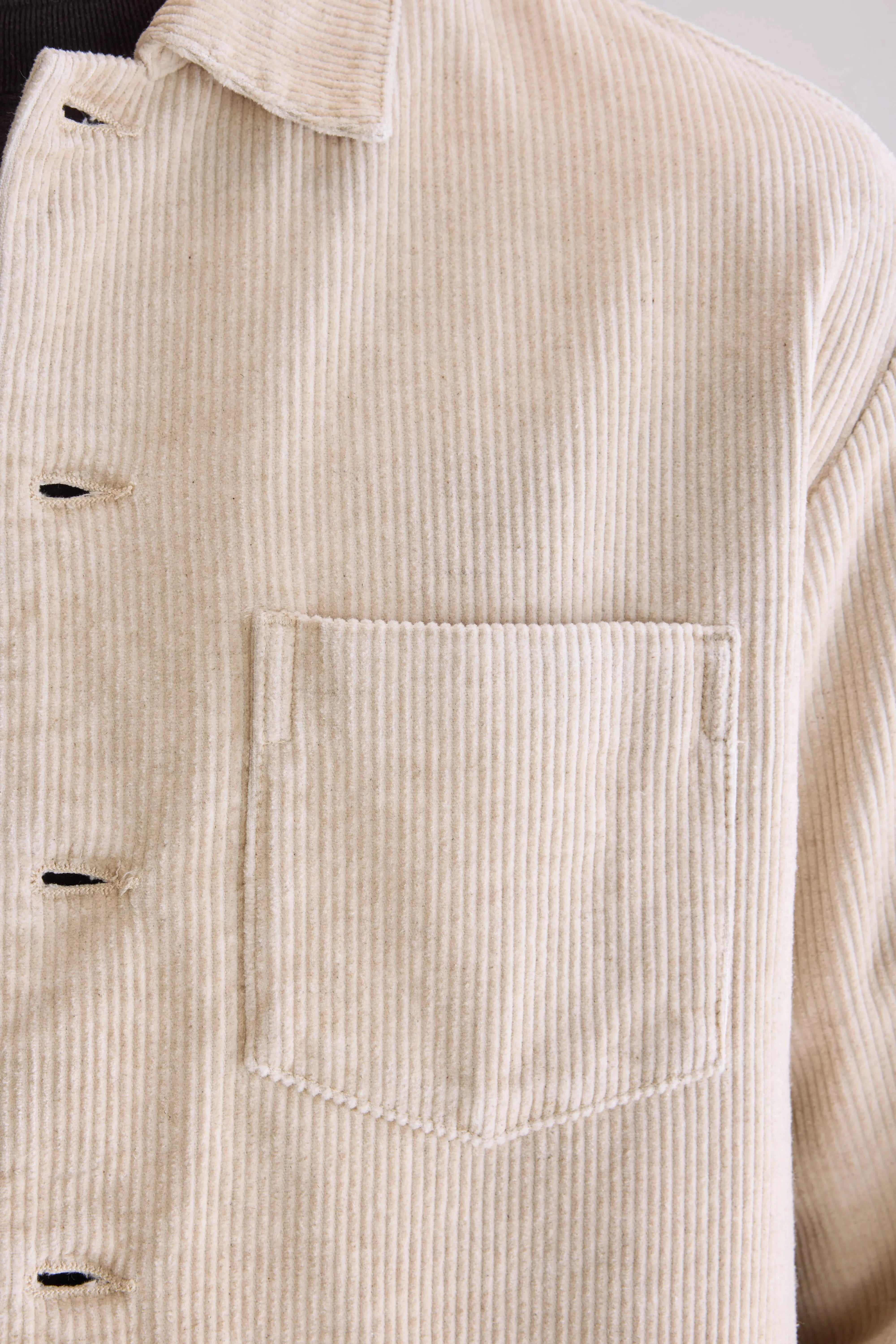 Goney Corduroy Overshirt - Calcaire For Men | Bellerose