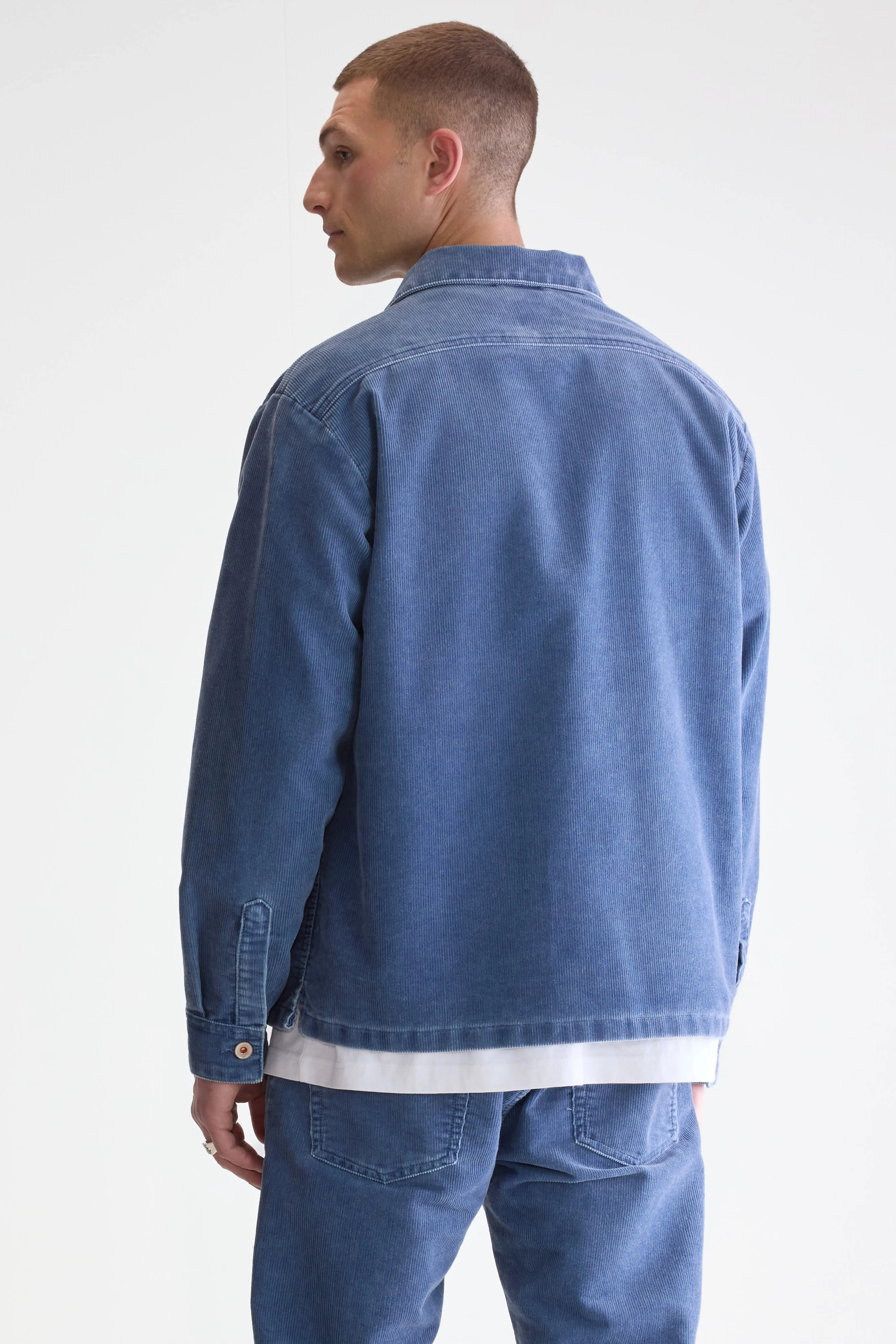 Goney corduroy overshirt (252 / M / CRYSTAL)