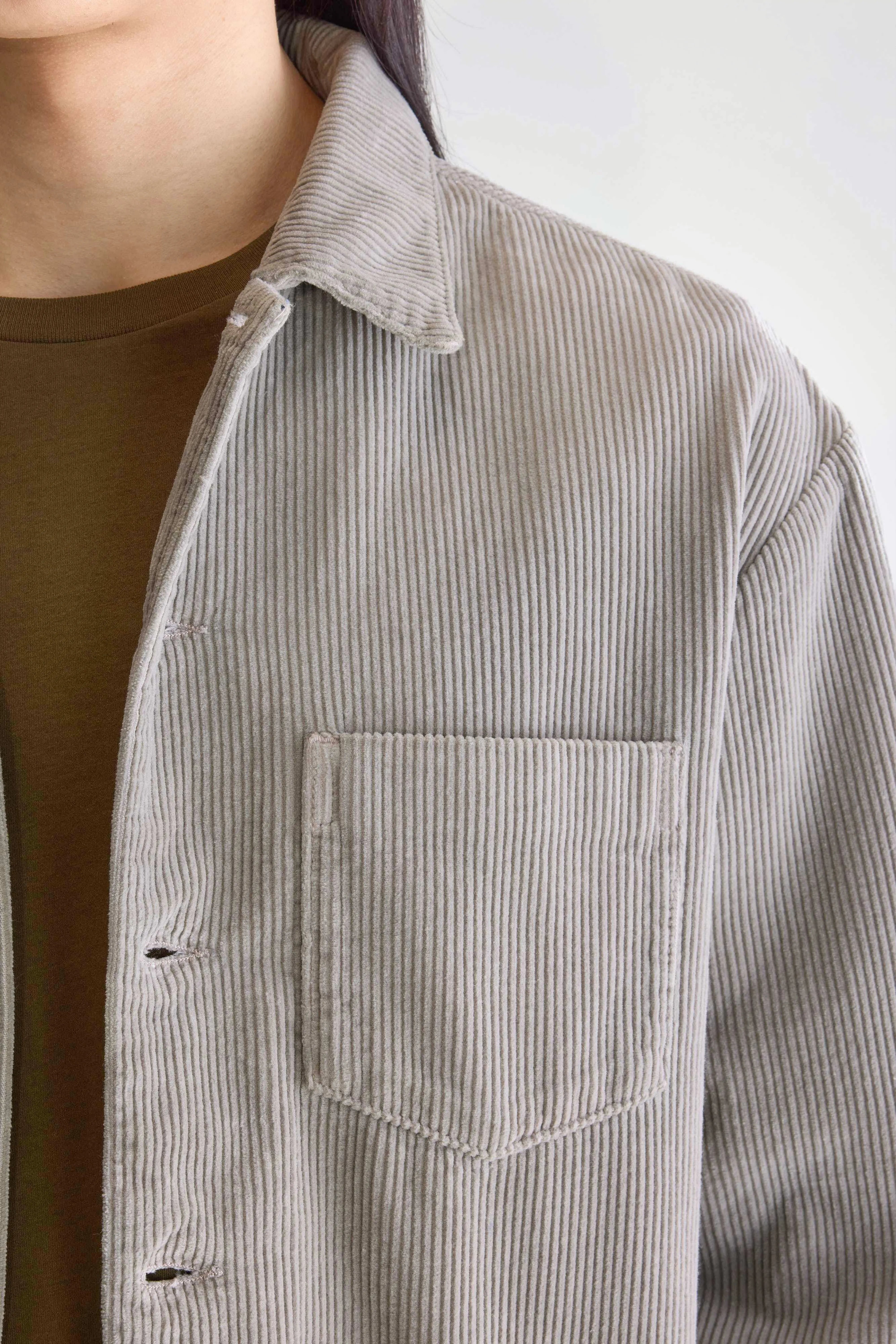 Goney corduroy overshirt (252 / M / ROCK)