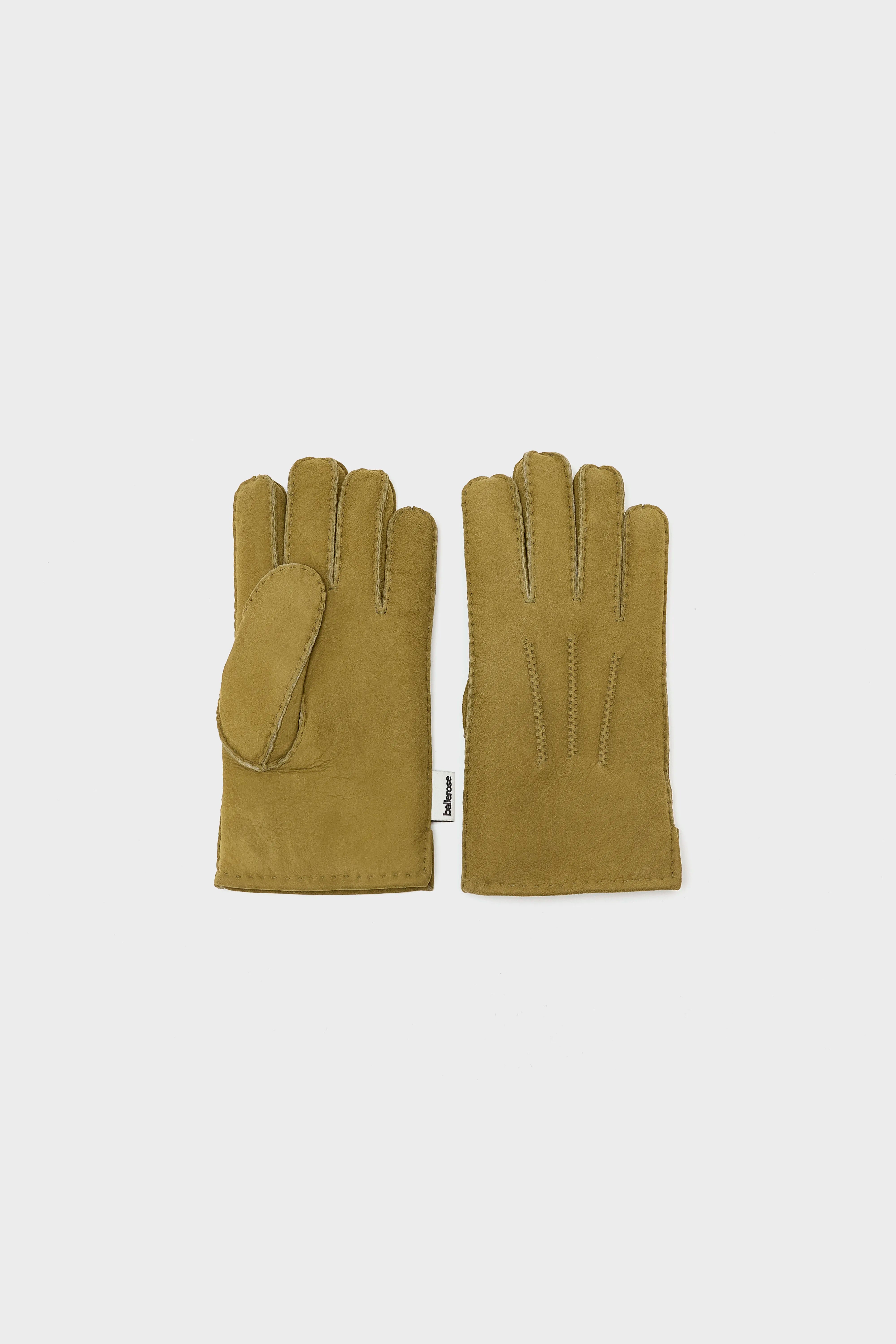 Ganam Leren Handschoenen - Olive Voor Heren | Bellerose