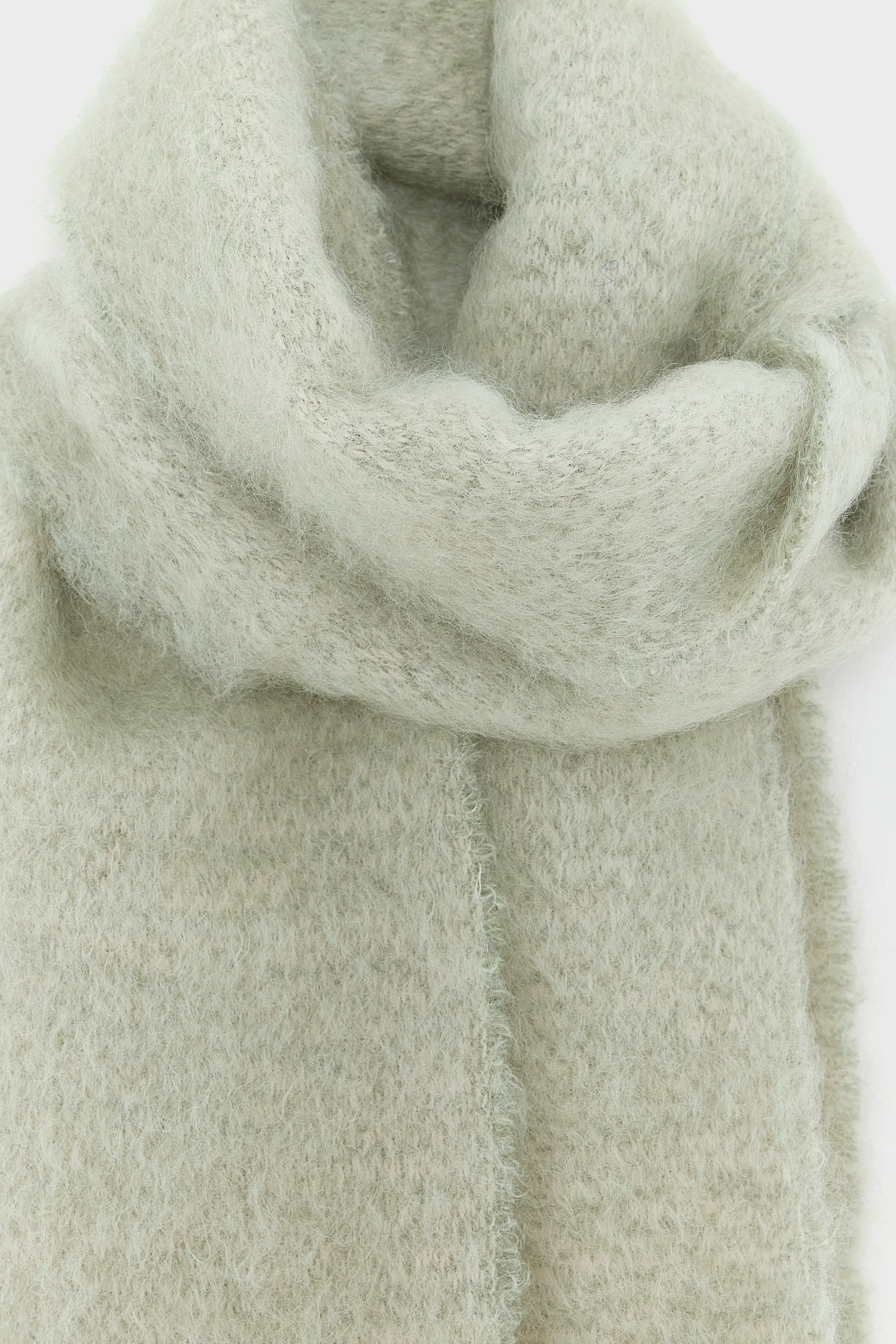 Myllem Getextureerde Sjaal - Eucalyptus Voor Heren | Bellerose