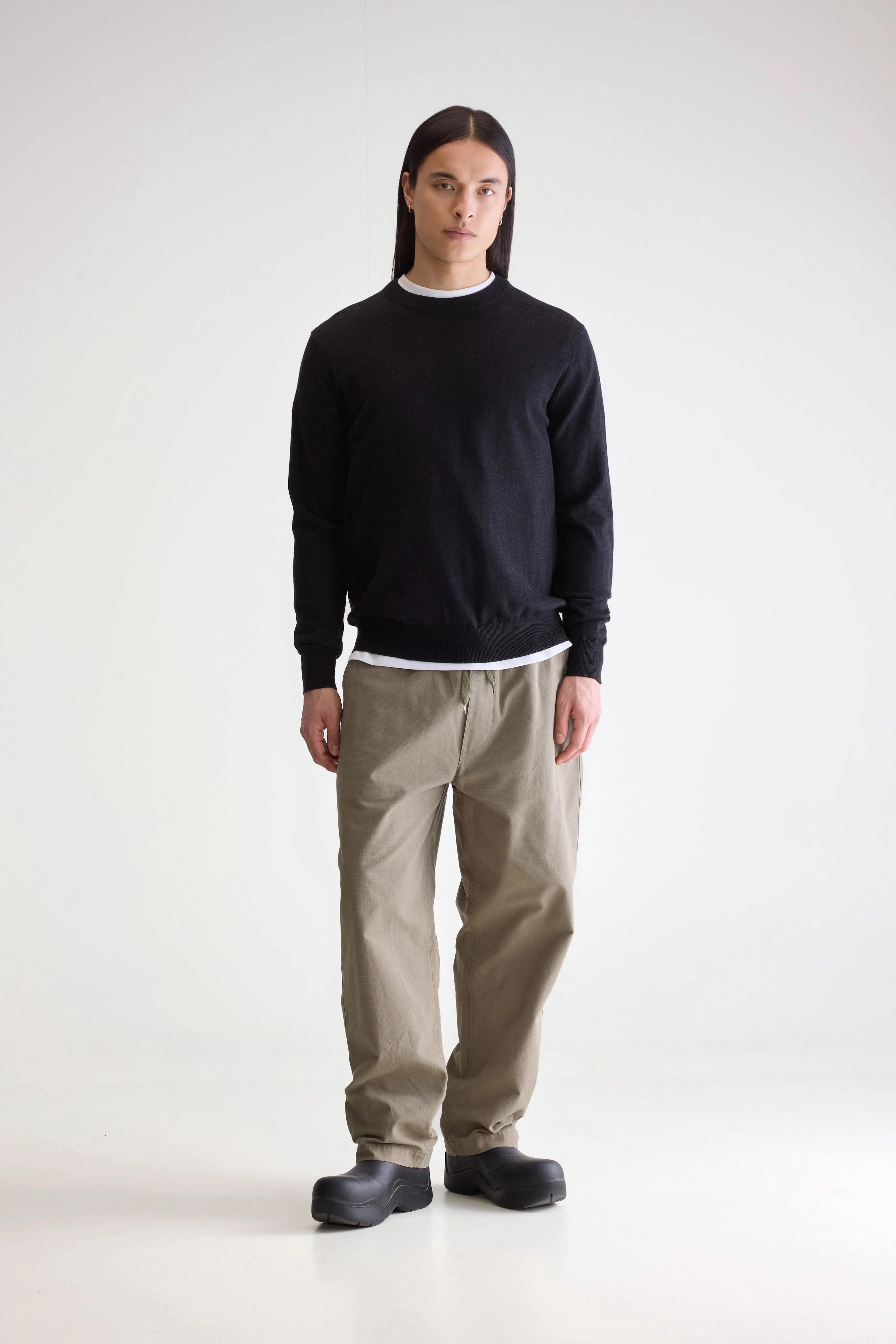 Dilliv Trui Met Ronde Hals - Charcoal Voor Heren | Bellerose