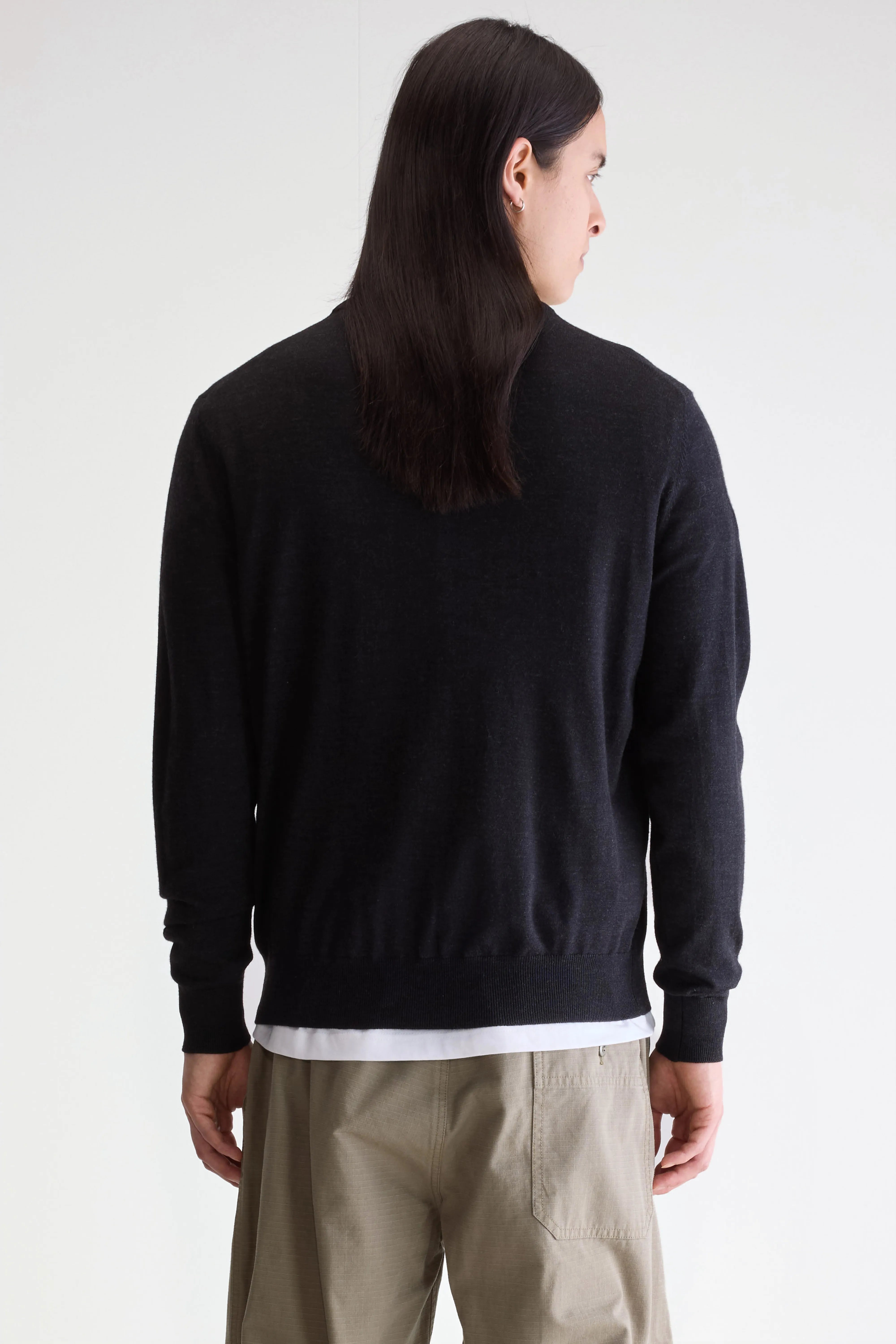 Dilliv Trui Met Ronde Hals - Charcoal Voor Heren | Bellerose