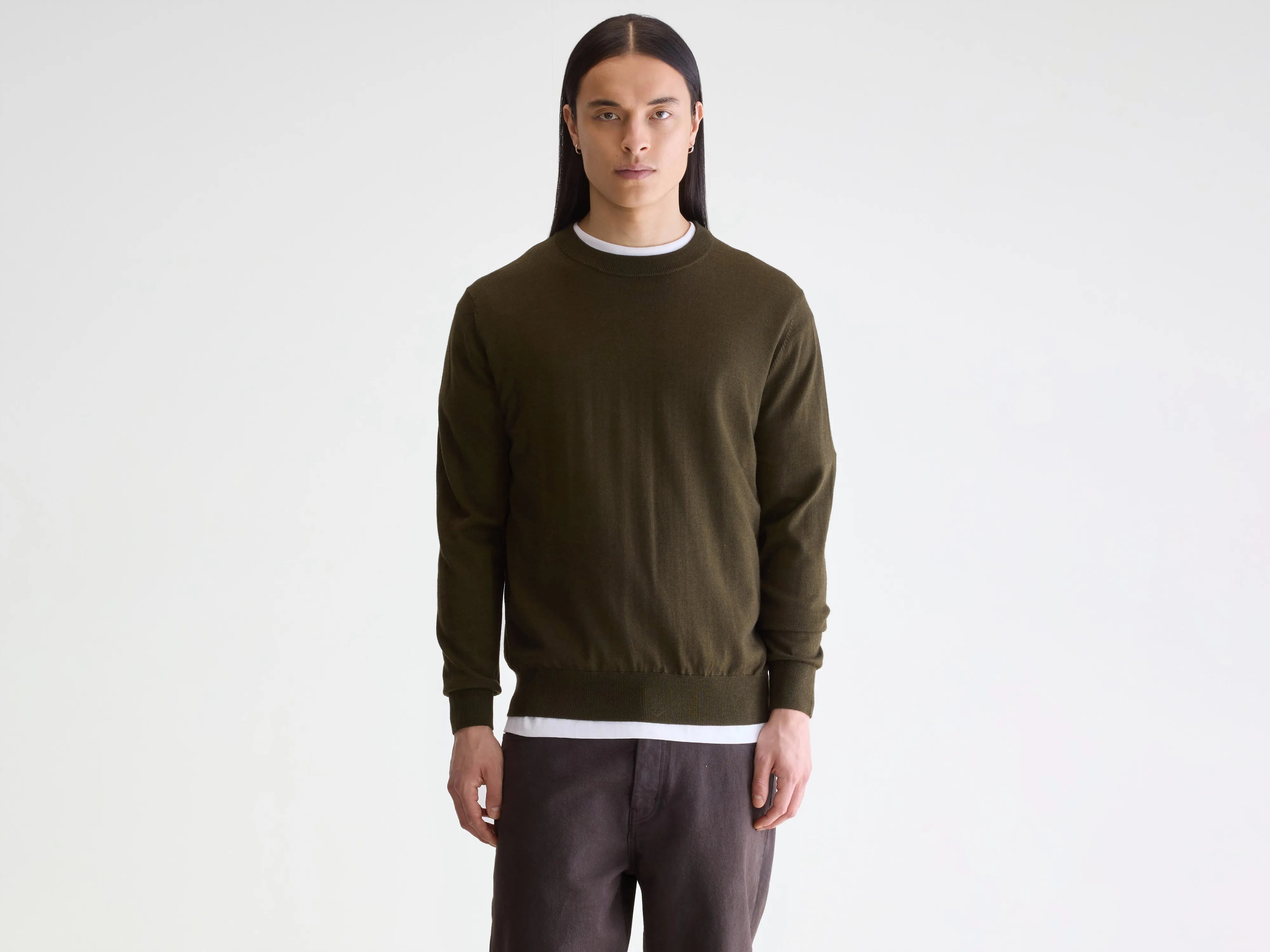 Dilliv trui met ronde hals (252 / M / ARMY)