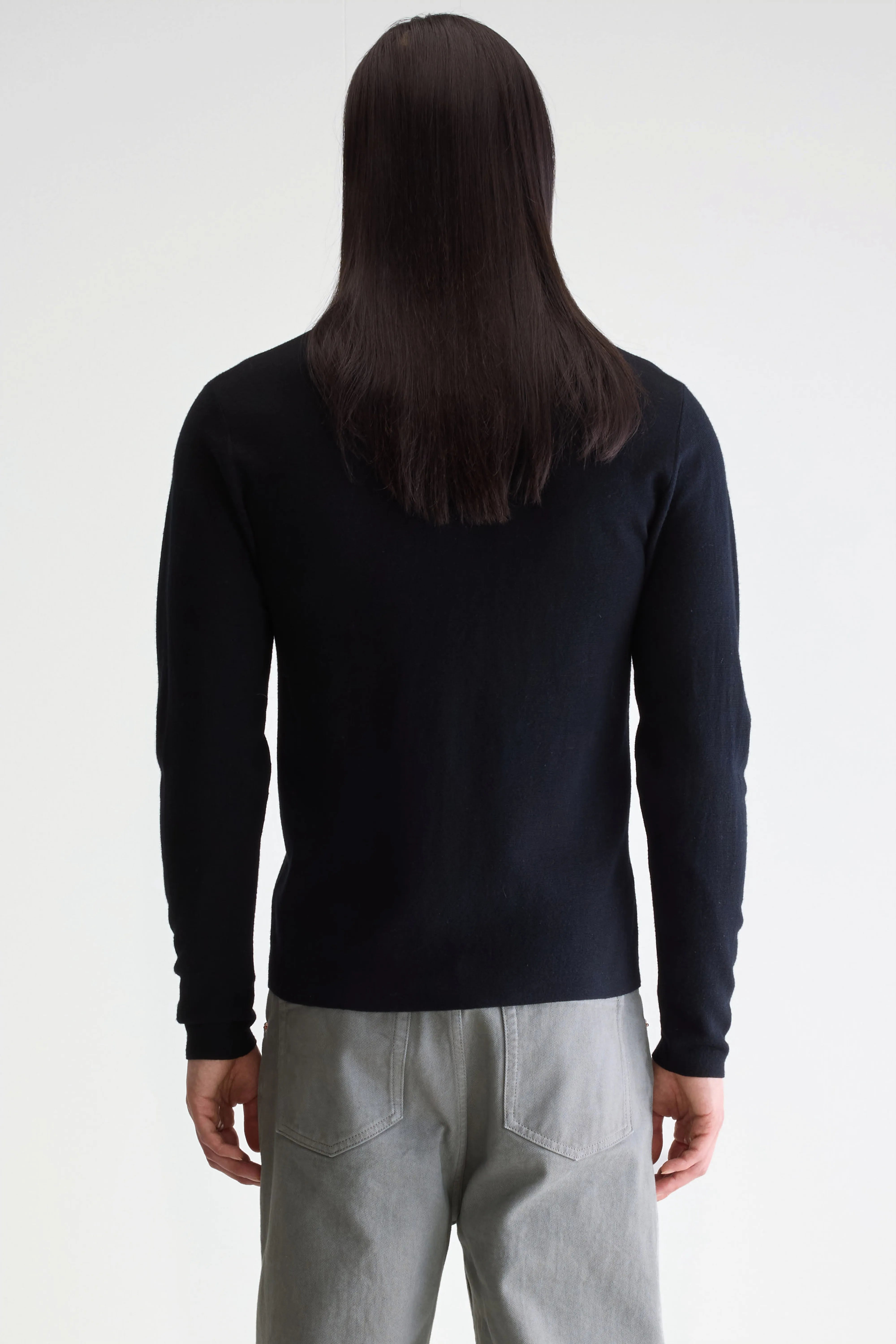 Dynay slim fit polo trui (252 / M / BLACK)