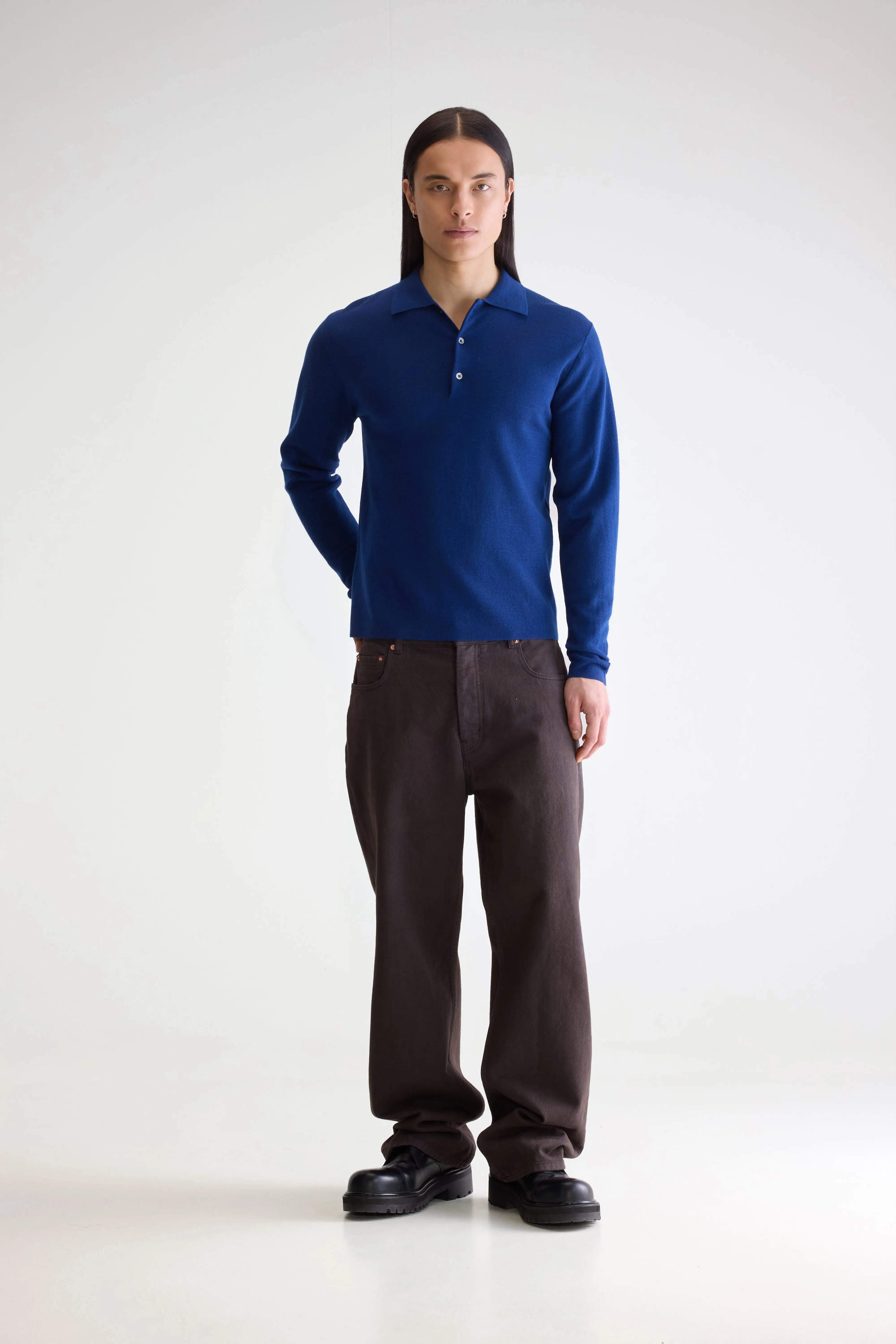 Pull Polo Slim Dynay - Worker Pour Homme | Bellerose