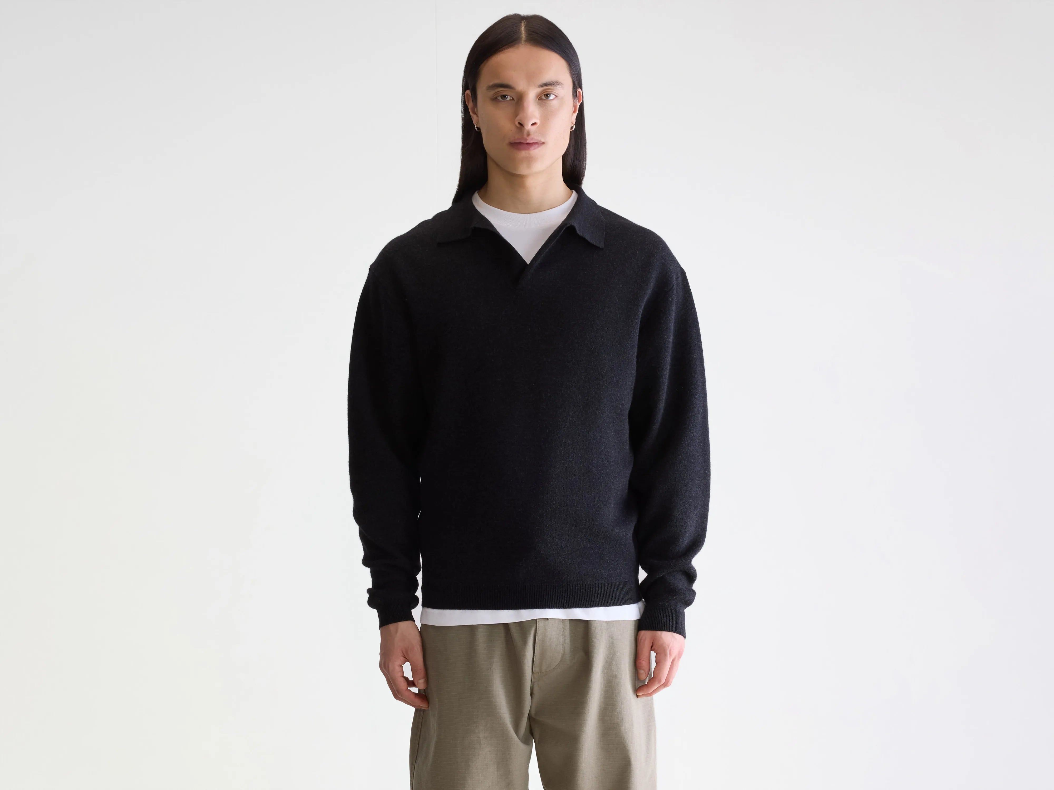 Pull polo Diloux (252 / M / CHARCOAL)