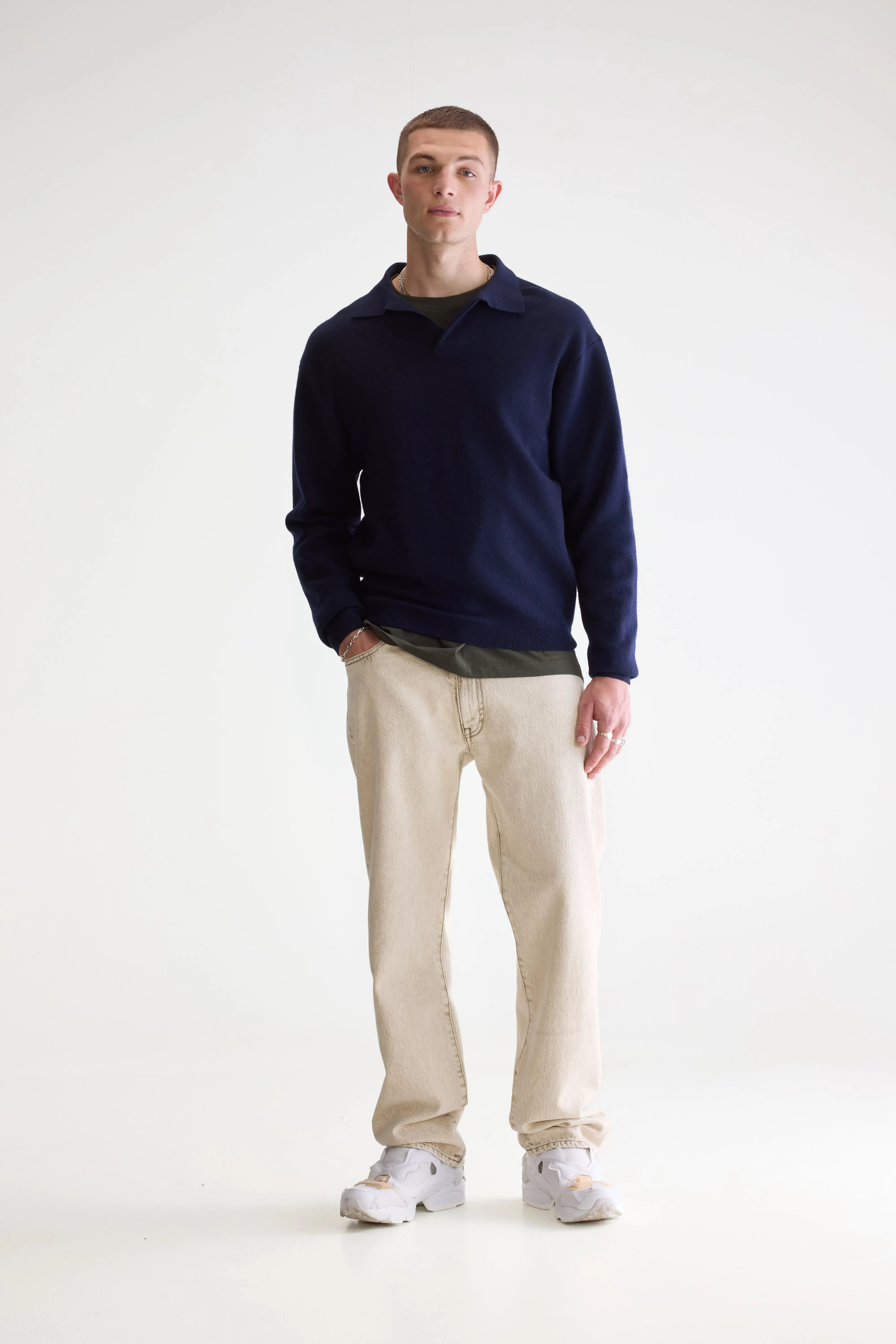 Diloux Polo Trui - Navy Voor Heren | Bellerose