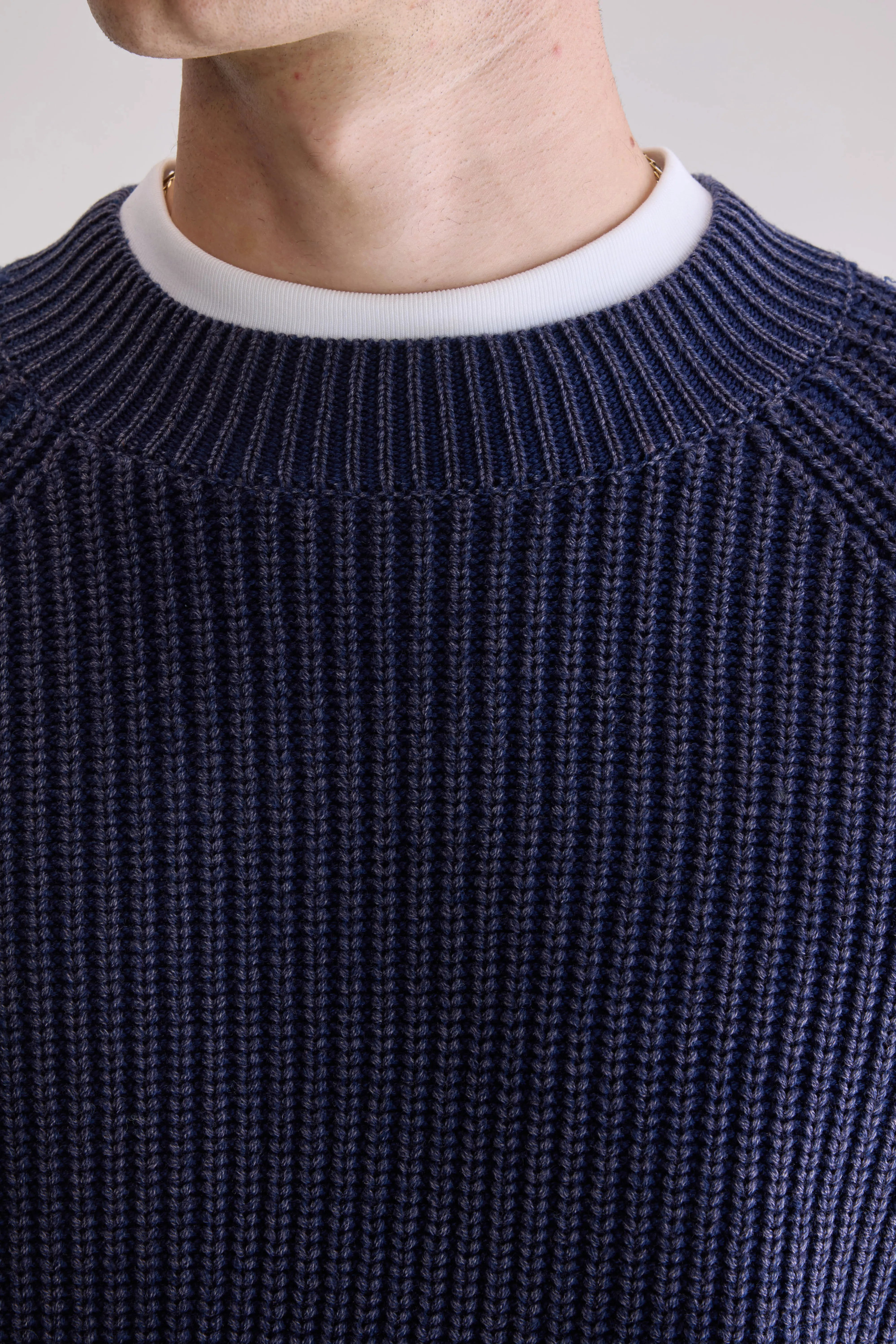 Guigo Trui Met Ronde Hals - Navy Voor Heren | Bellerose