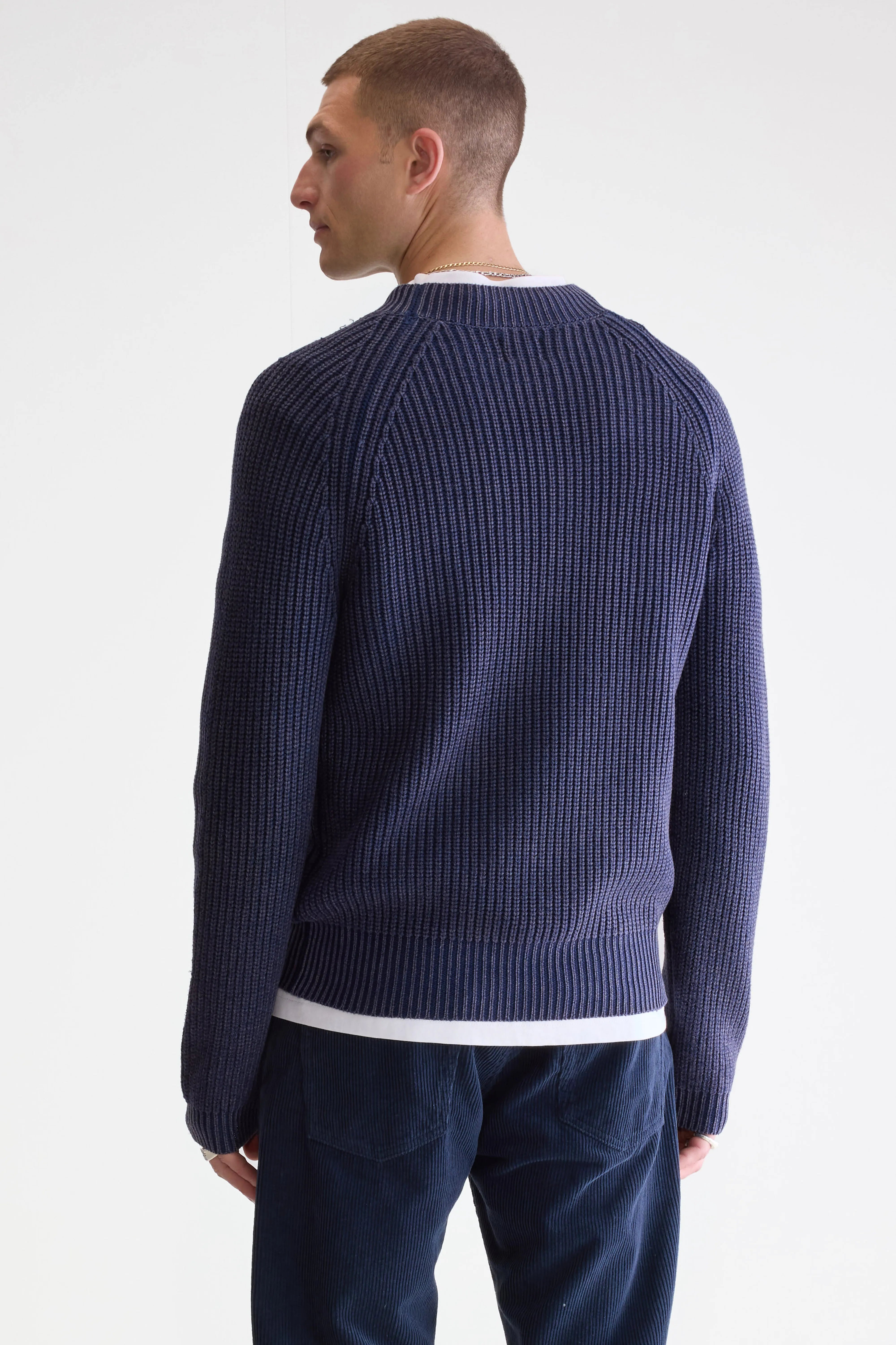 Guigo Trui Met Ronde Hals - Navy Voor Heren | Bellerose